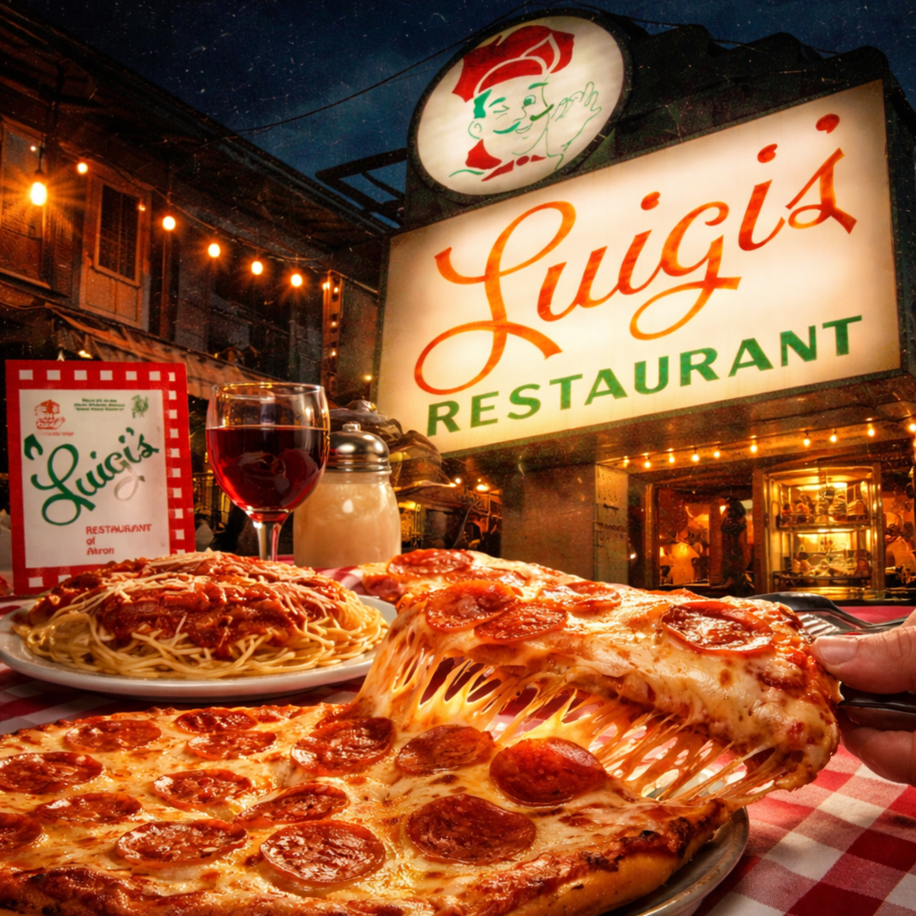 Luigi’s Pizza artwork