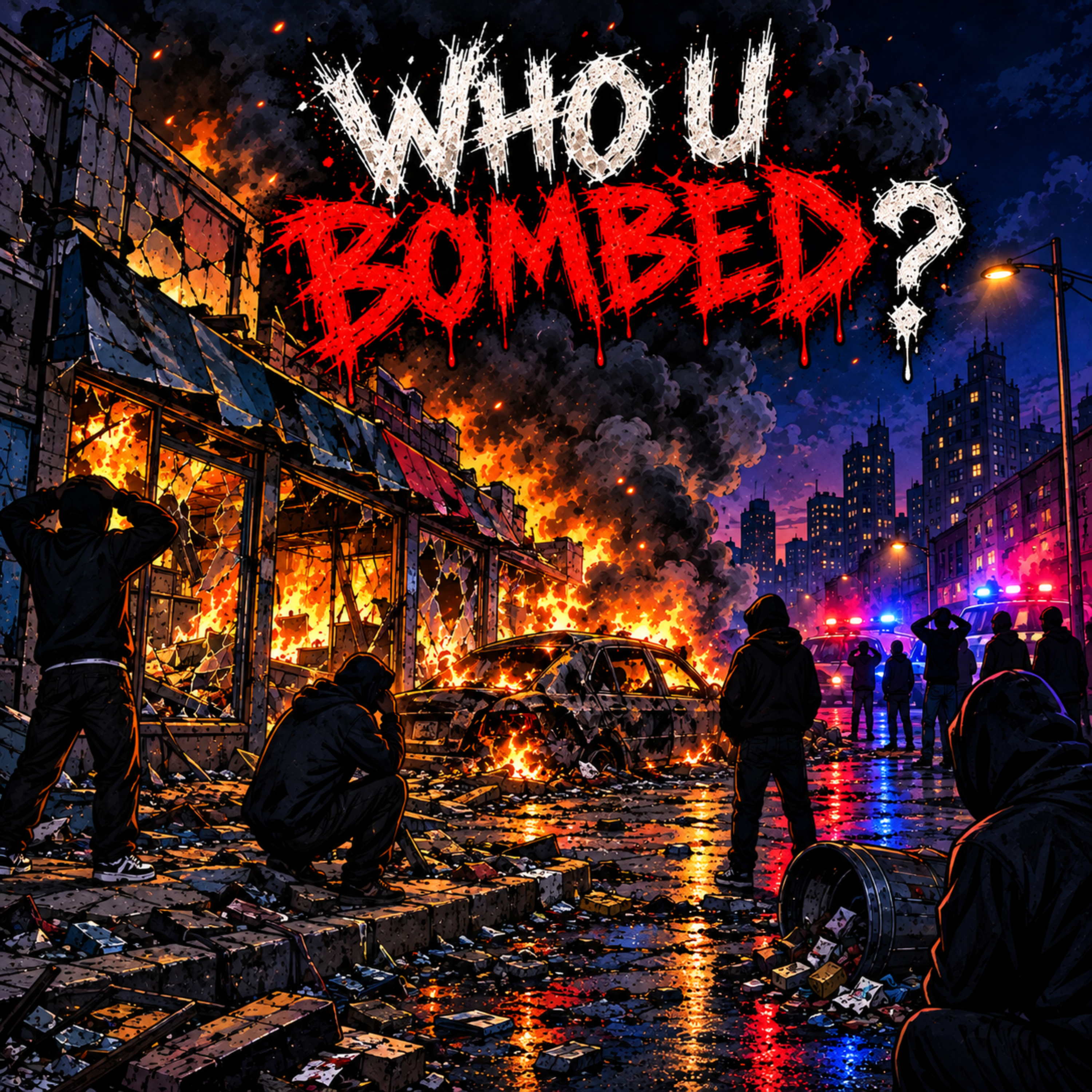 WHO U BOMBED ? by Oppman cover art