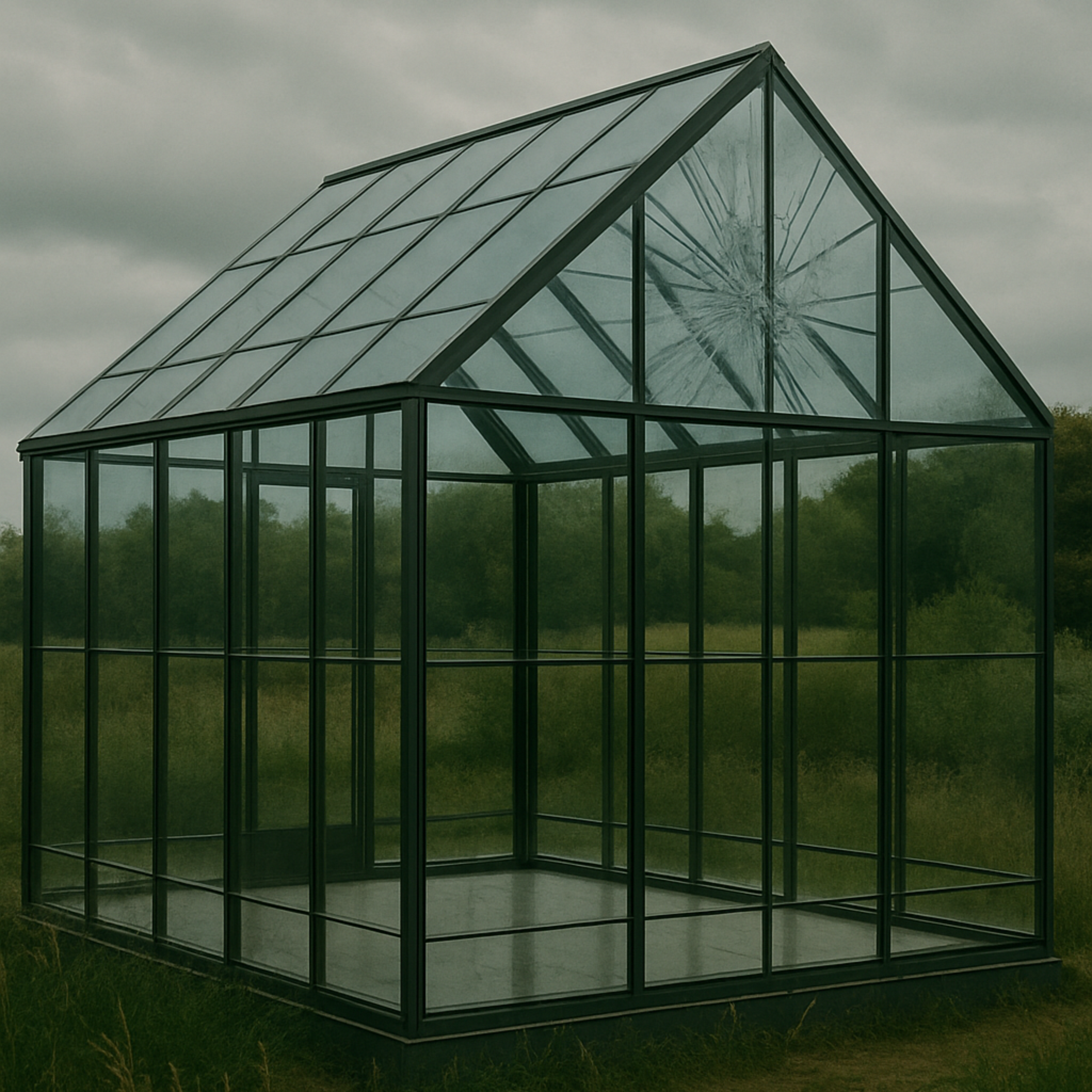 glass house artwork