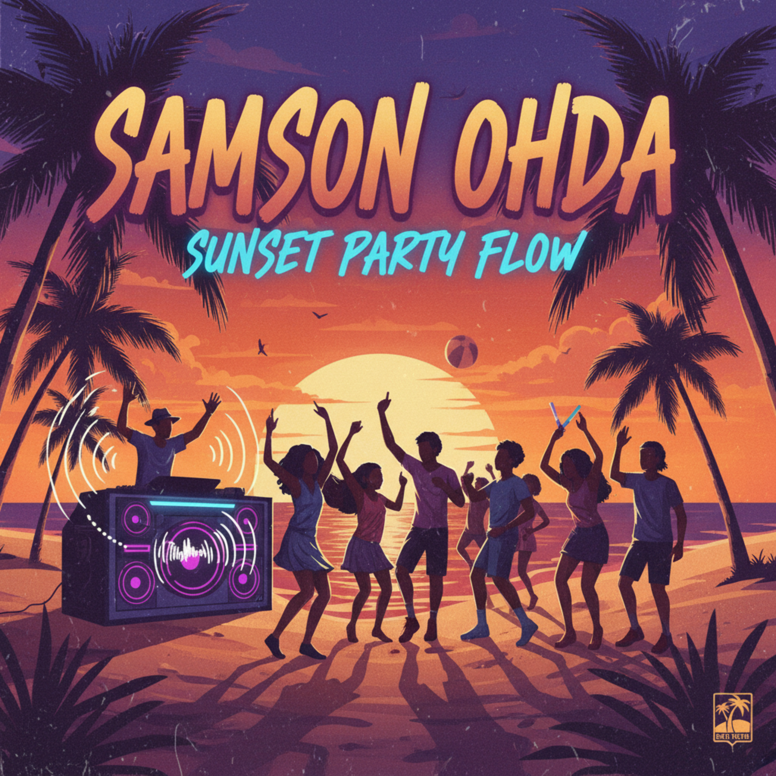 Sunset Party Flow artwork