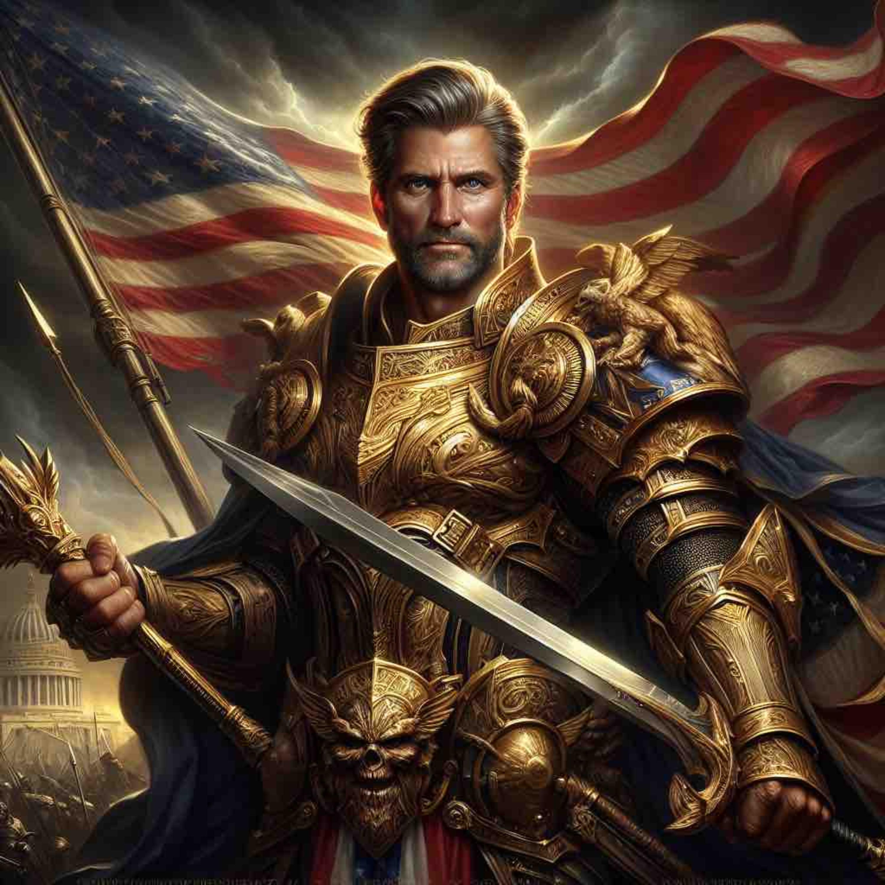 The True Warrior Donald J Trump artwork