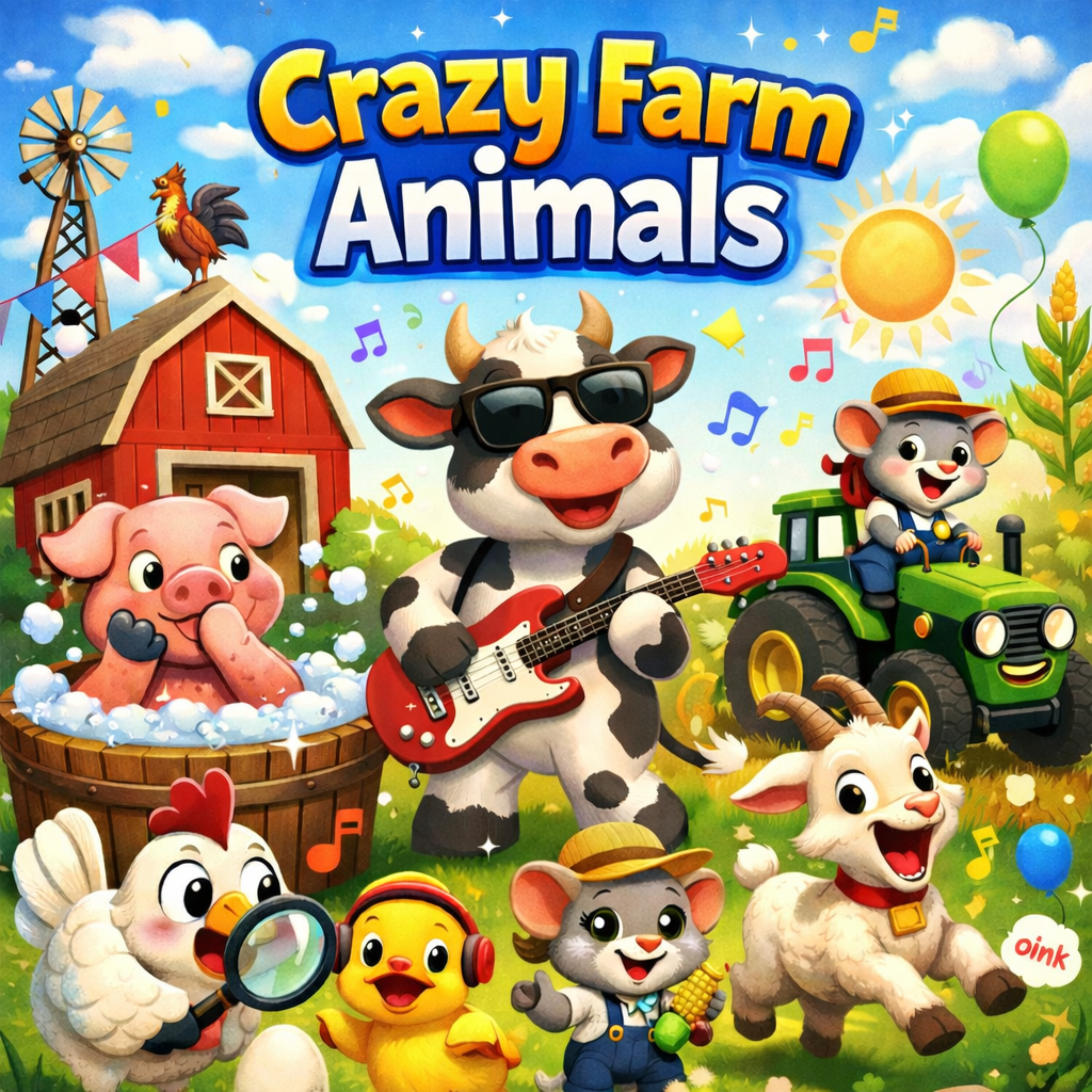 Crazy Farm Animals artwork