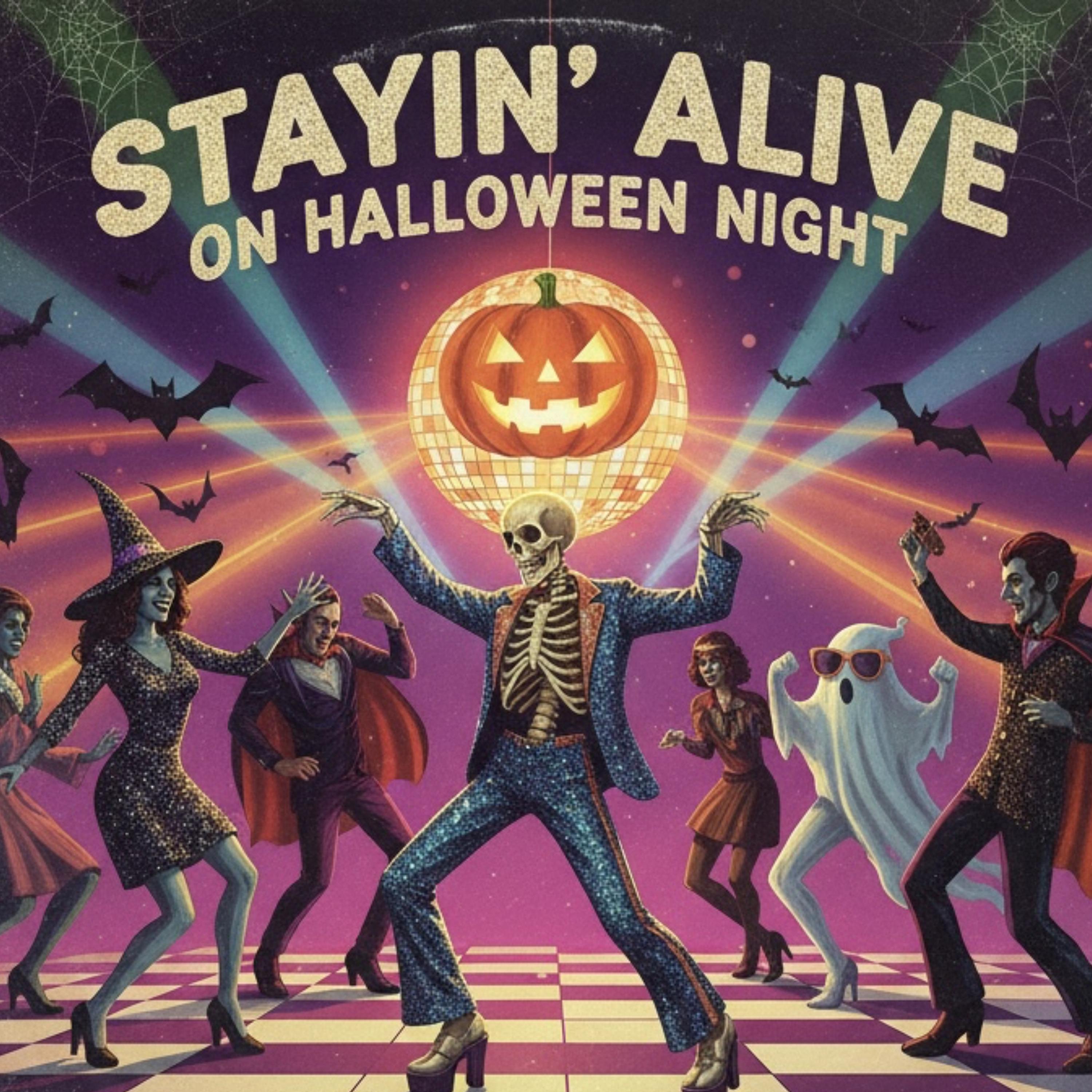 Stayin’ Alive on Halloween Night artwork