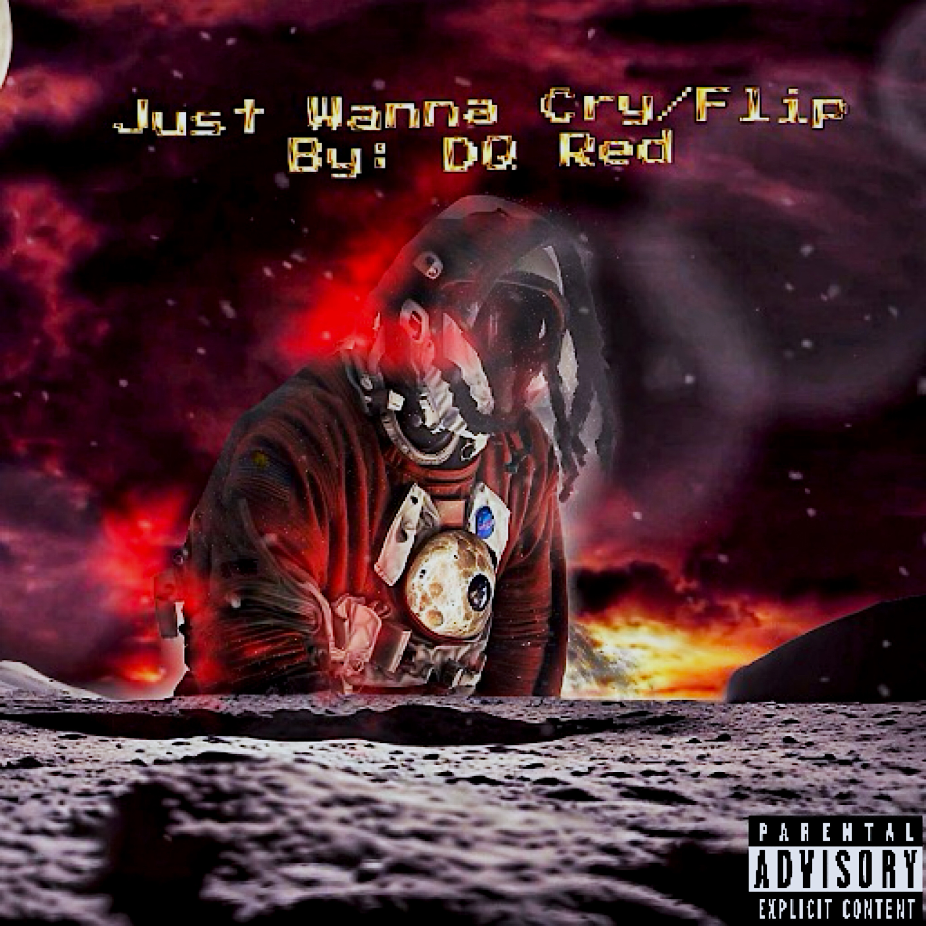 Just Wanna cry/Flip artwork