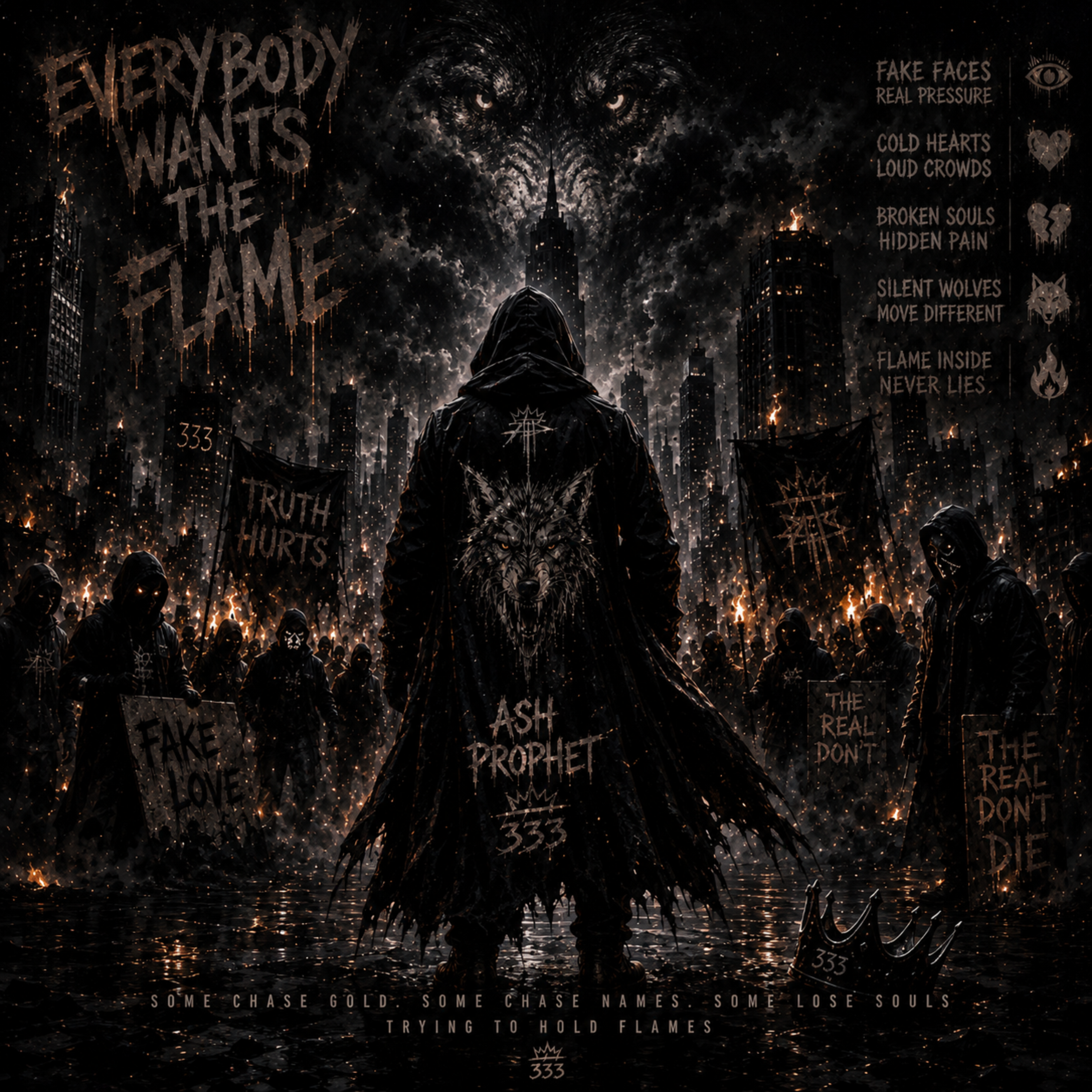 EVERYBODY WANTS THE FLAME by Blak Blayk cover art