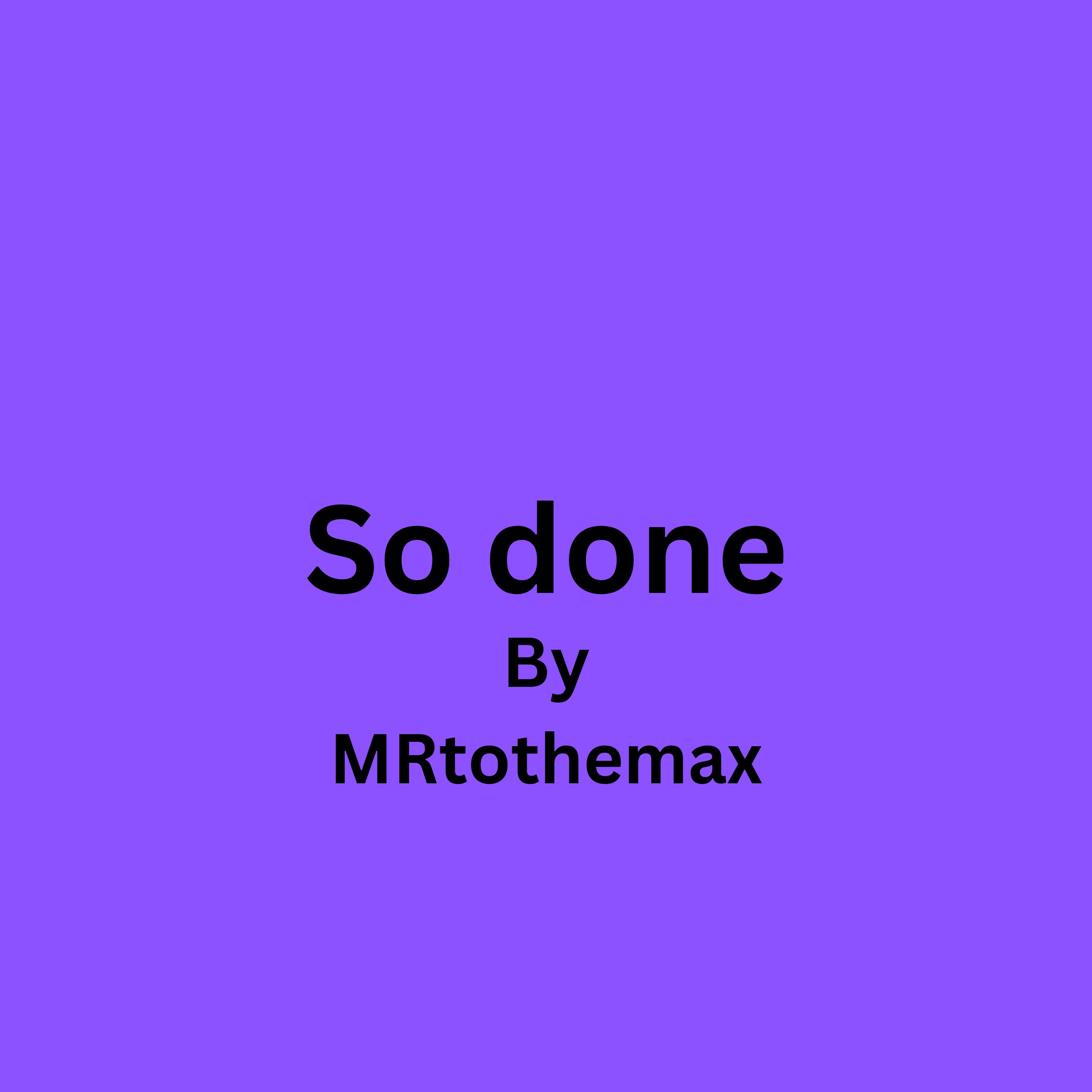 So done artwork