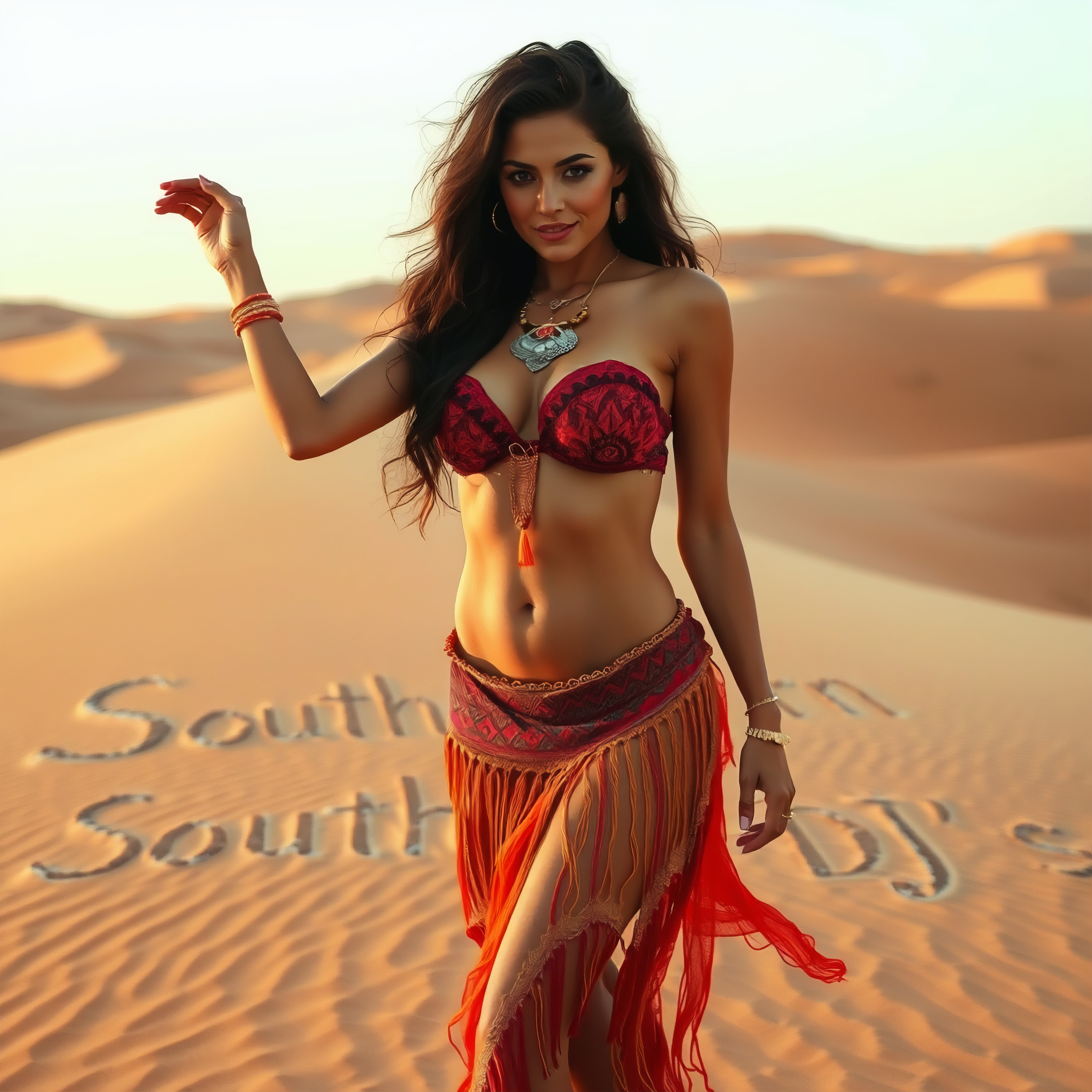 Beautiful Belly Dancer artwork