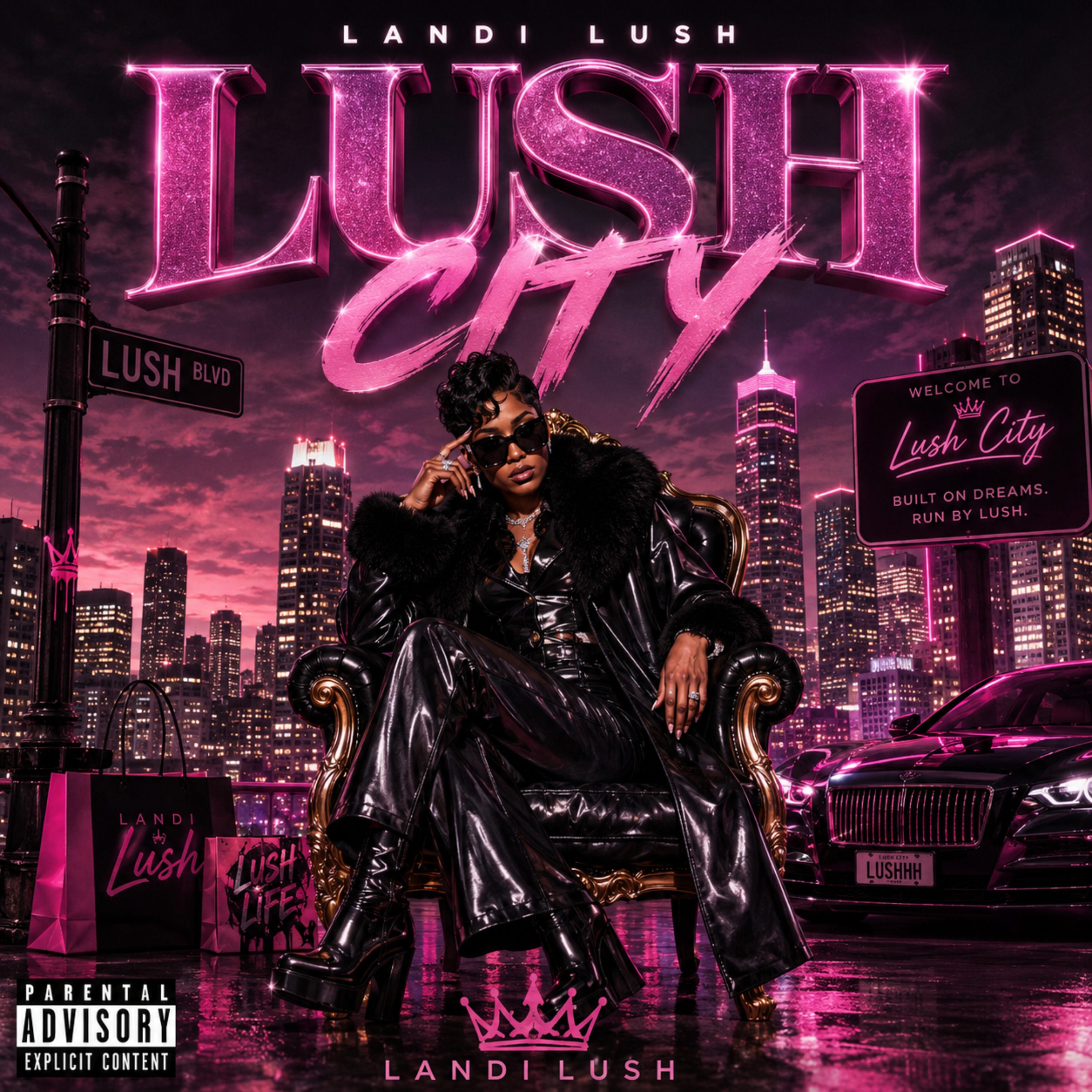 LUSH CITY by Landi Lush cover art