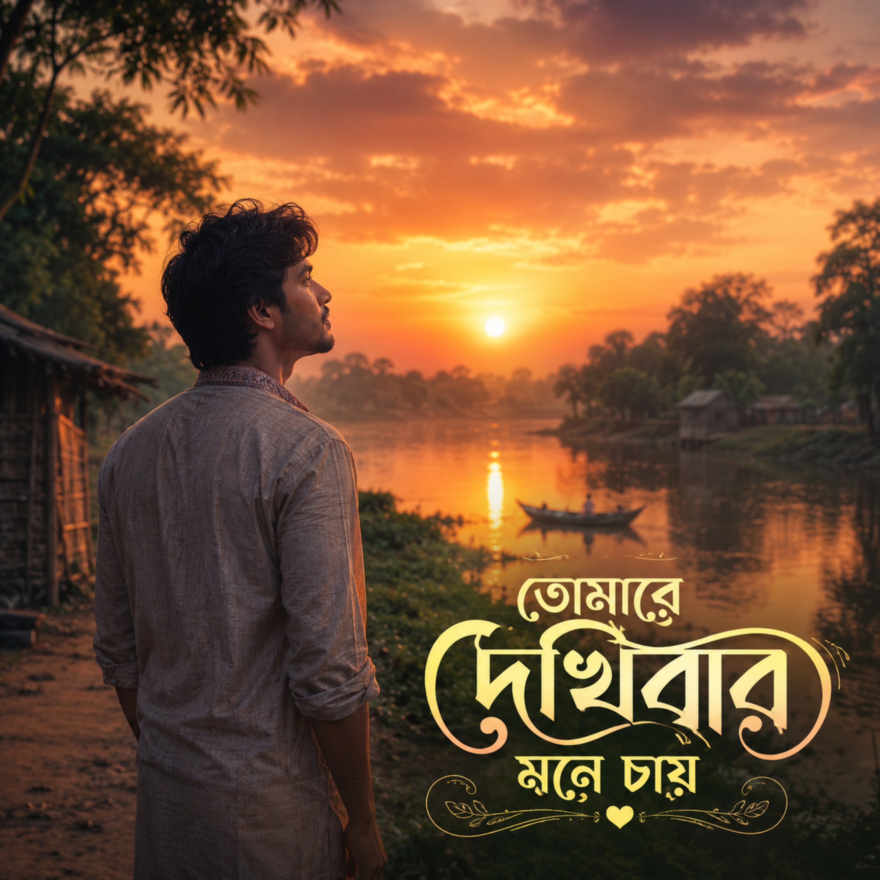 তোমারে দেখিবার মনে চায় by Rabiul Karim cover art