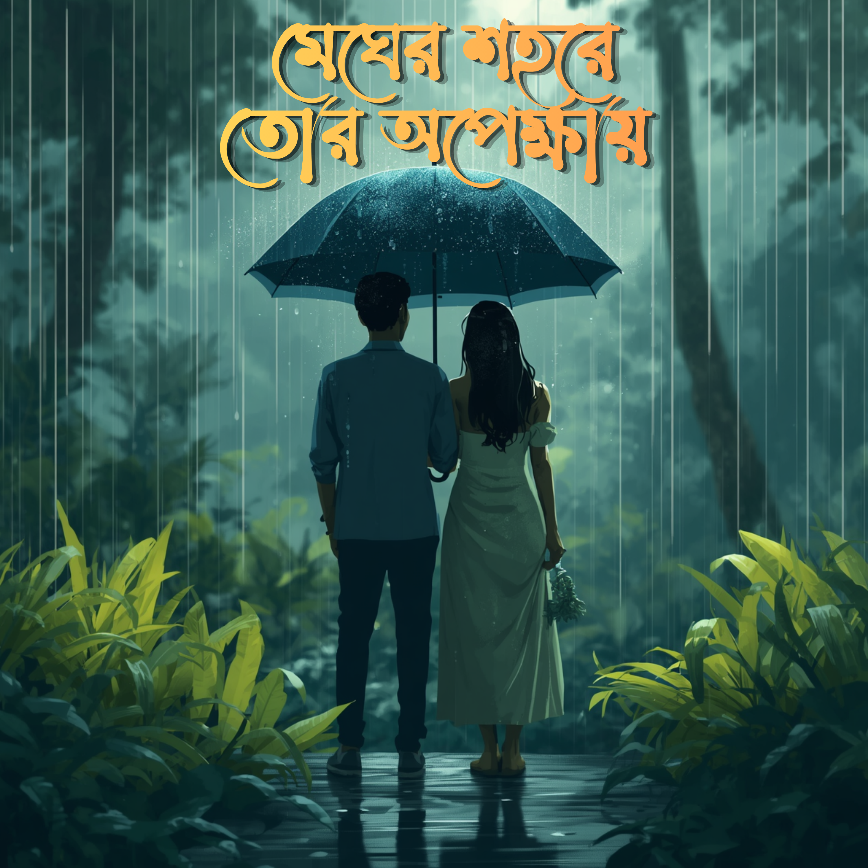 মেঘের শহরে, তোর অপেক্ষায় by TanjiN cover art
