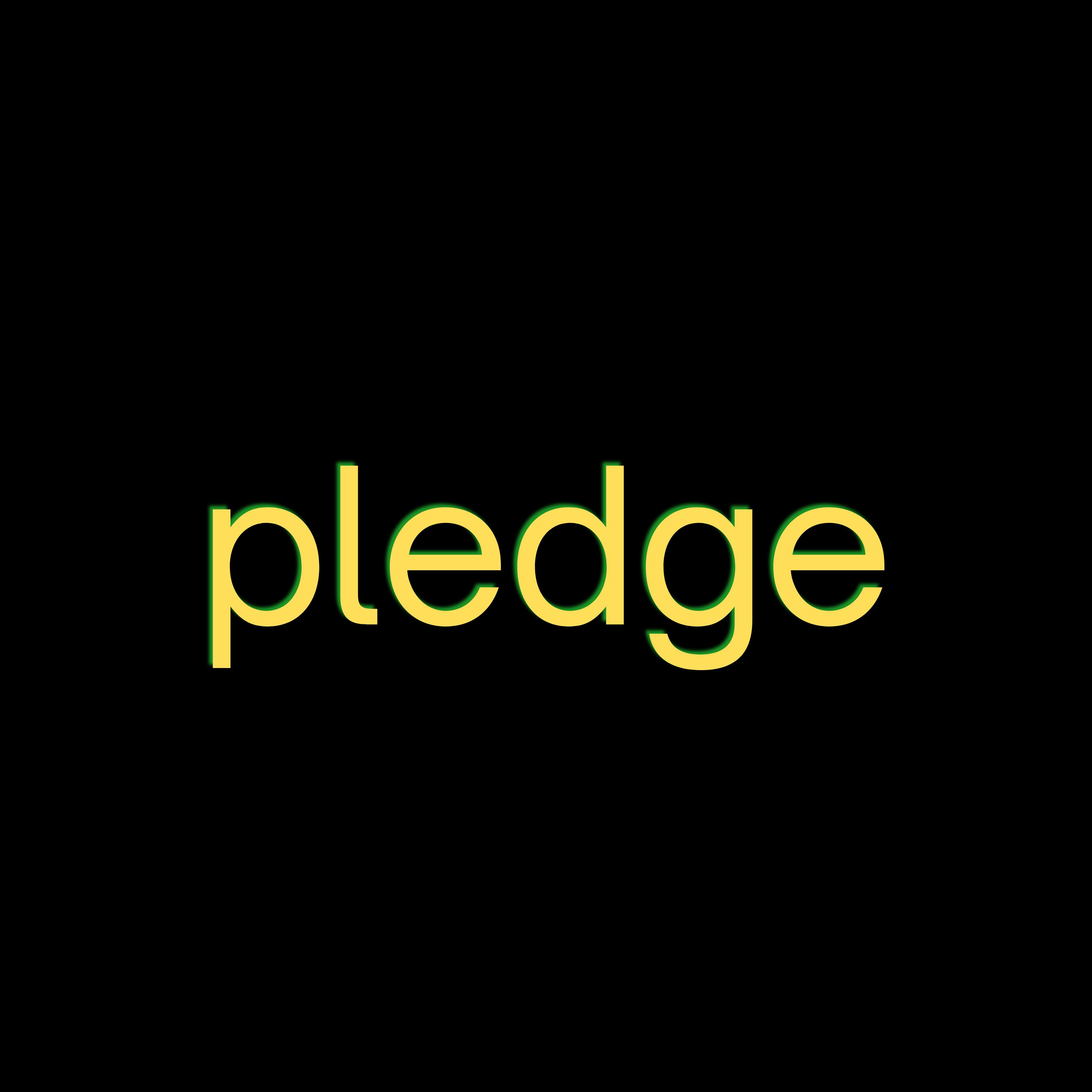 PLEDGE artwork