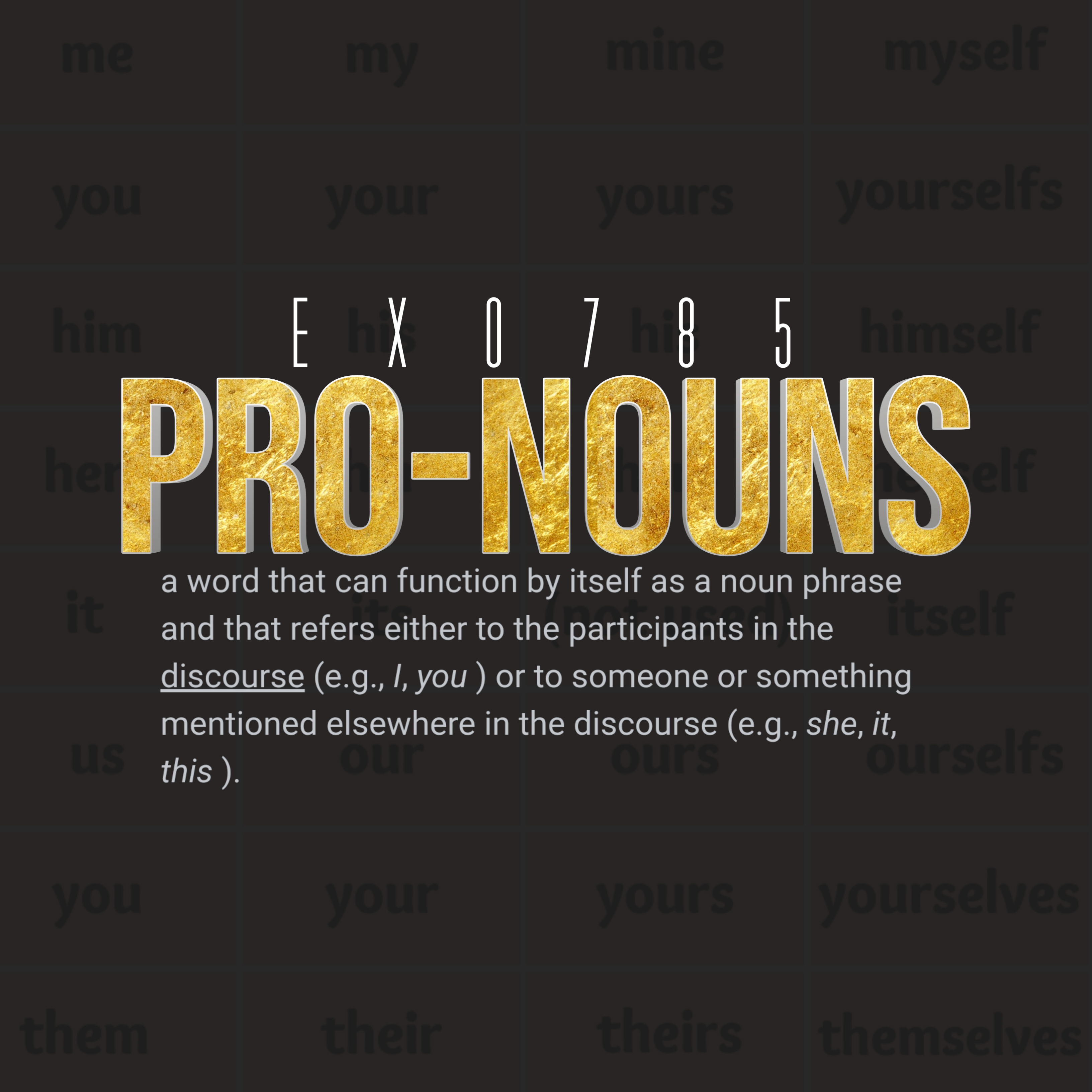 PRONOUNS artwork
