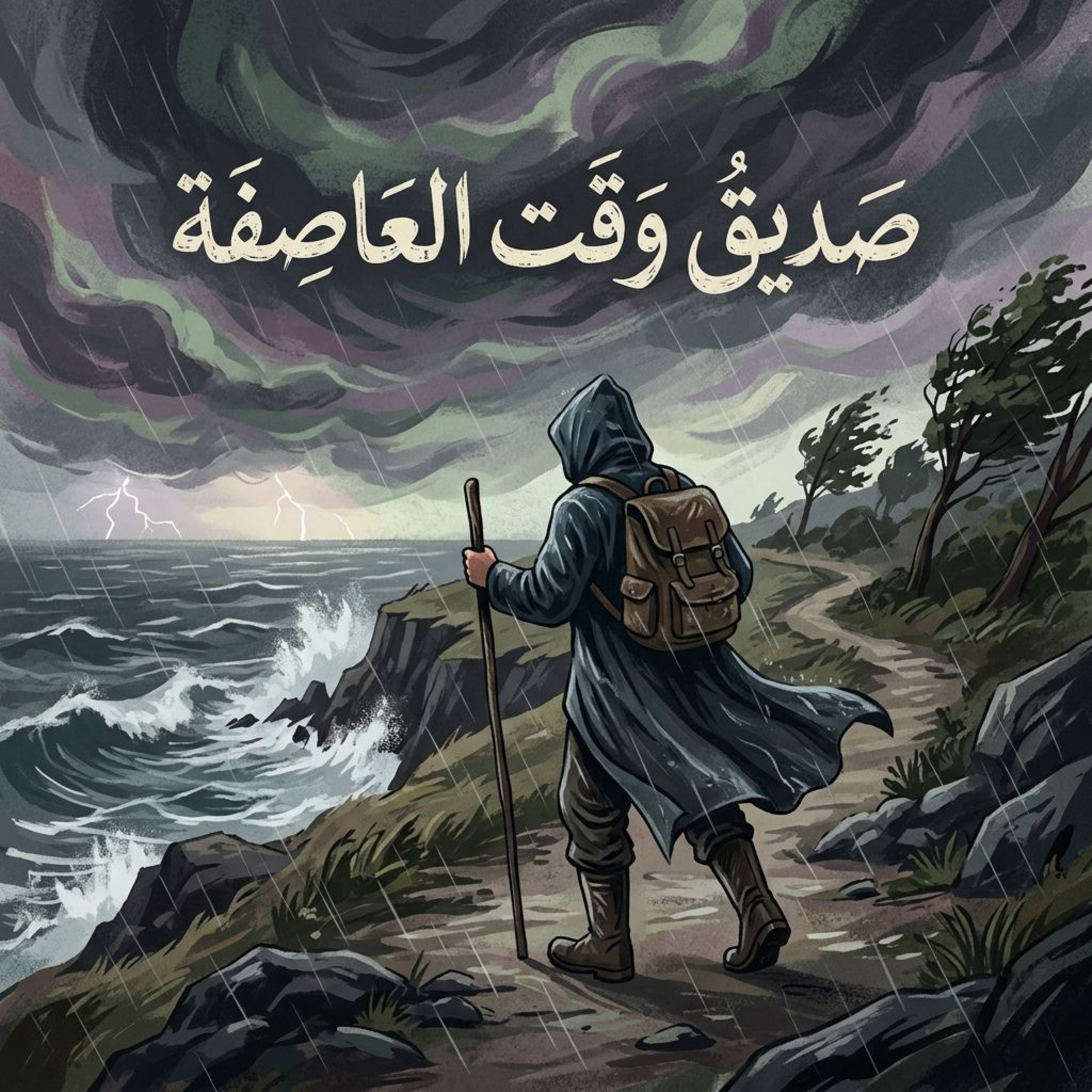 صديق وقت العاصفة by Lunbi cover art