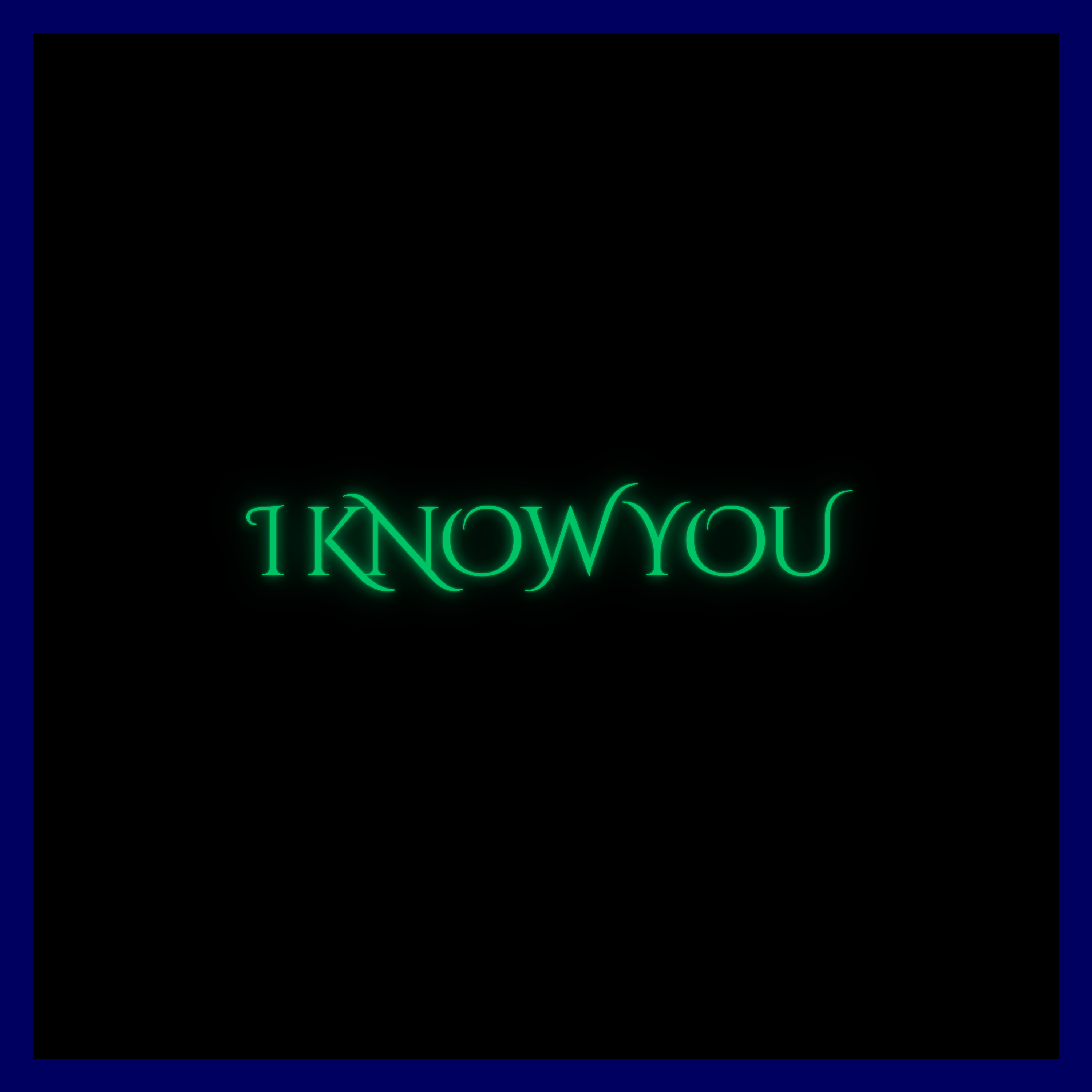 I know you (slowed and reverb) artwork
