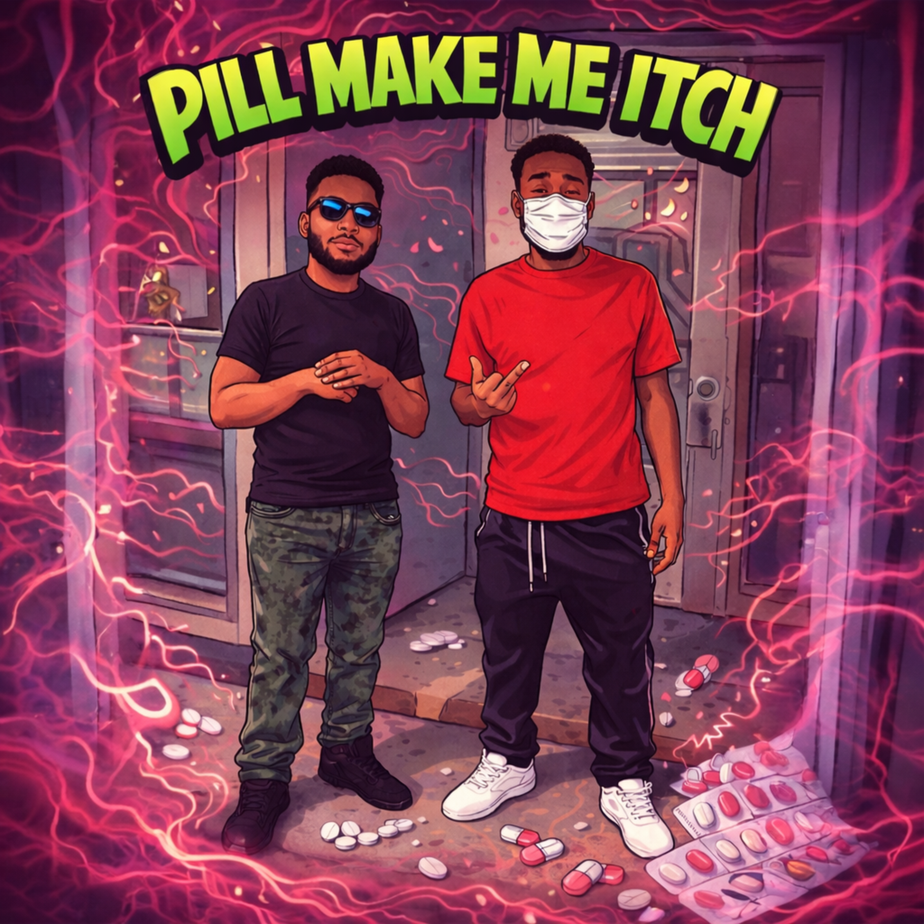 pill make me itch artwork