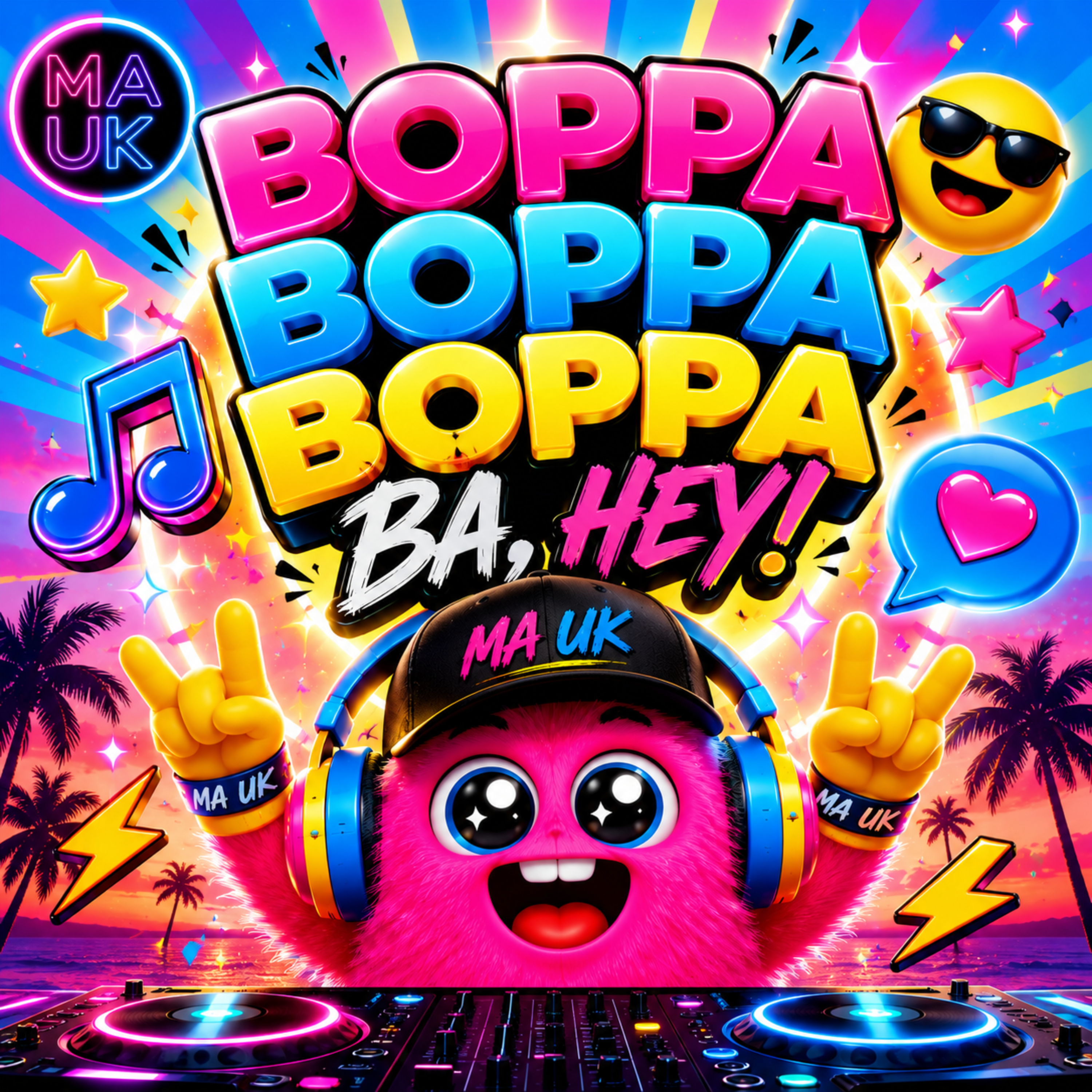 Boppa boppa boppa ba, hey by MA UK cover art