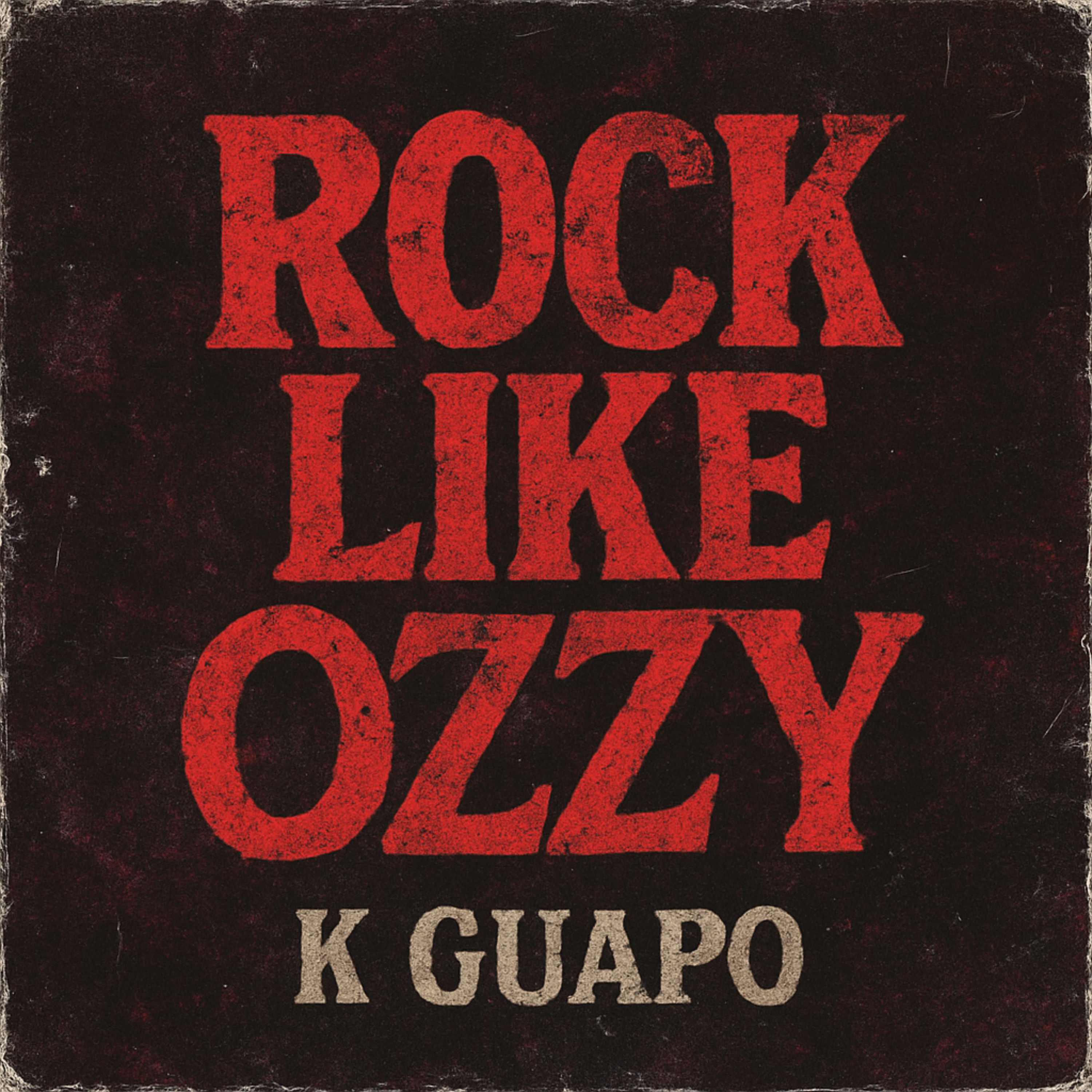 Rock like Ozzy artwork