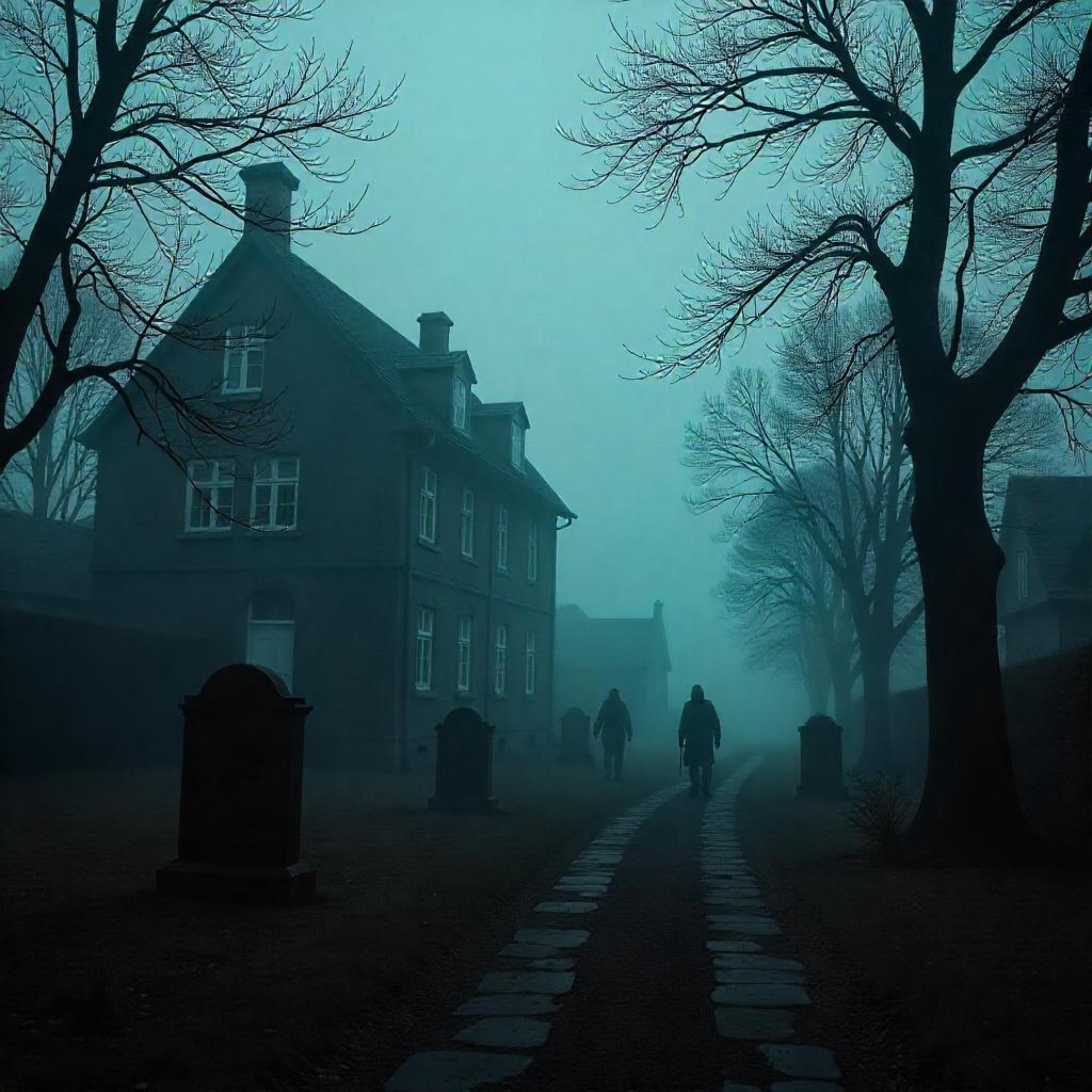 Creepy scary Town artwork