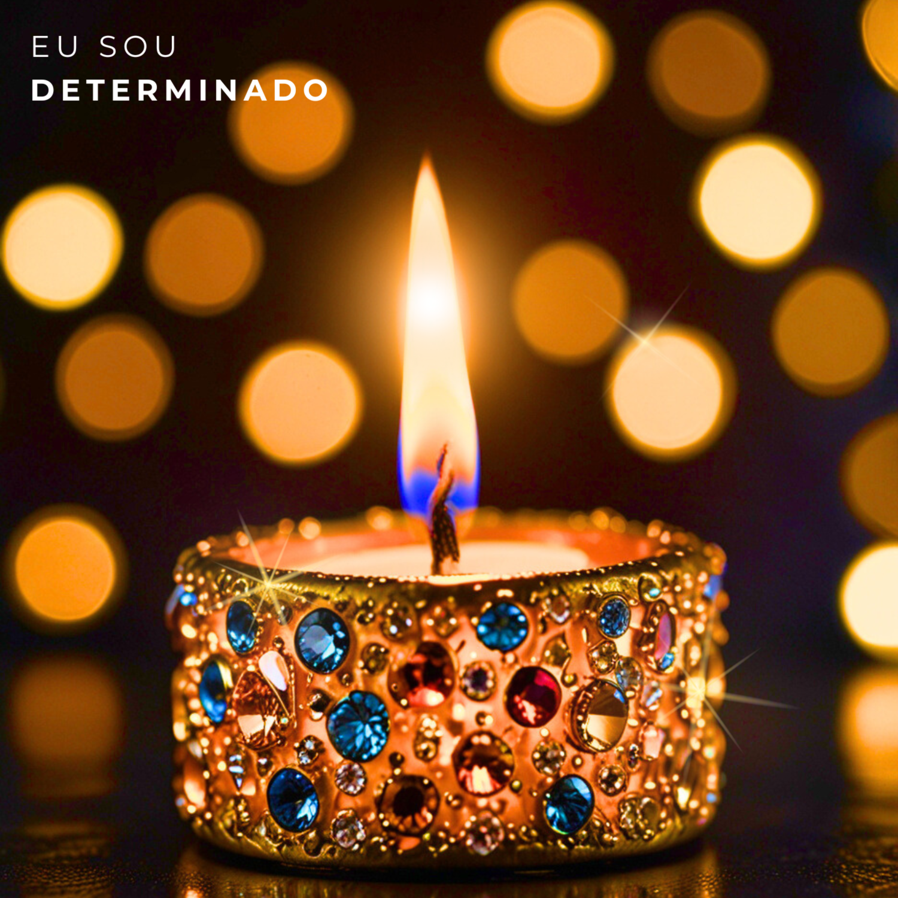 100 Mantras para Prosperidade: Eu Sou Determinado artwork