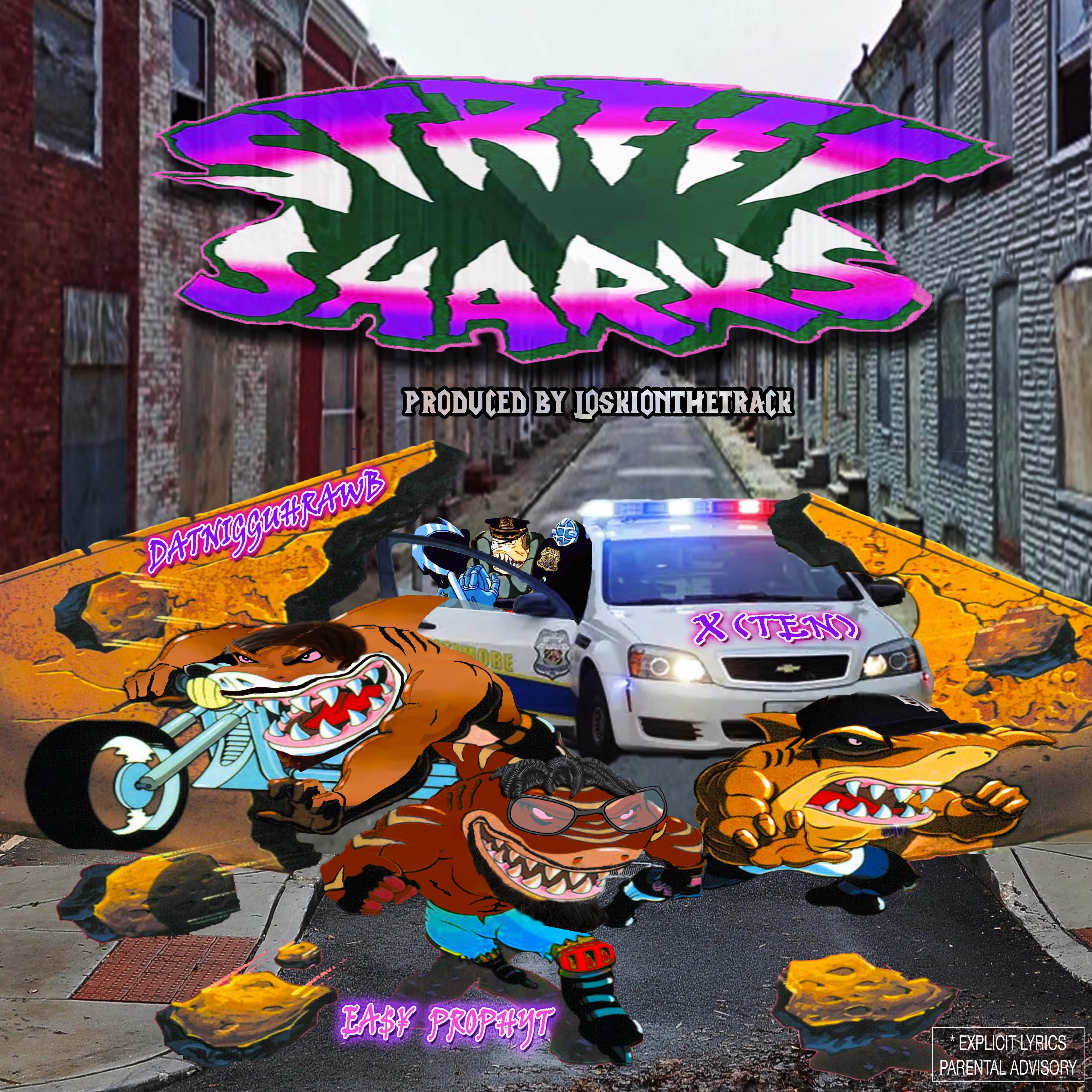 Street Sharks artwork