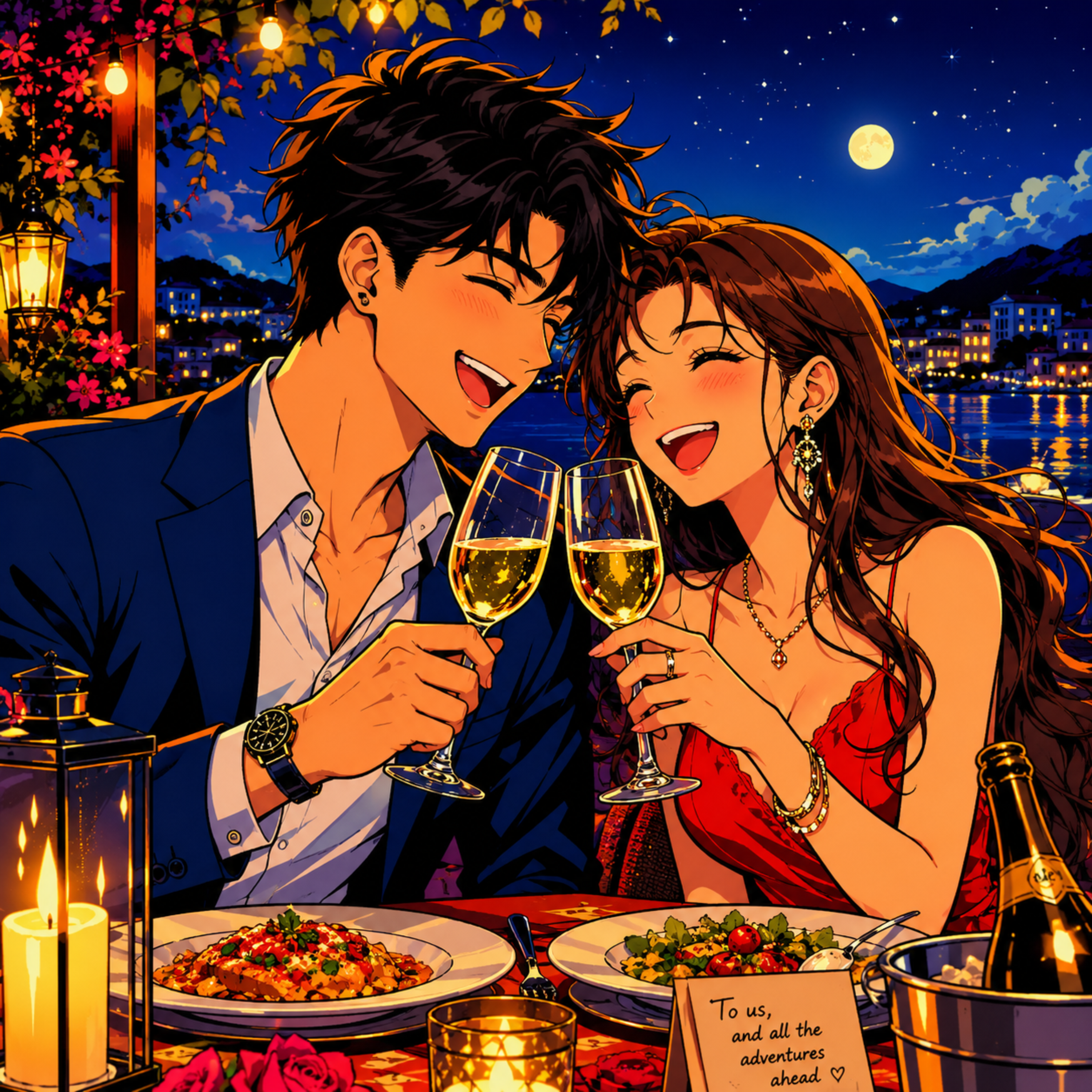 Cheers To Us by Geeky Sweetie cover art