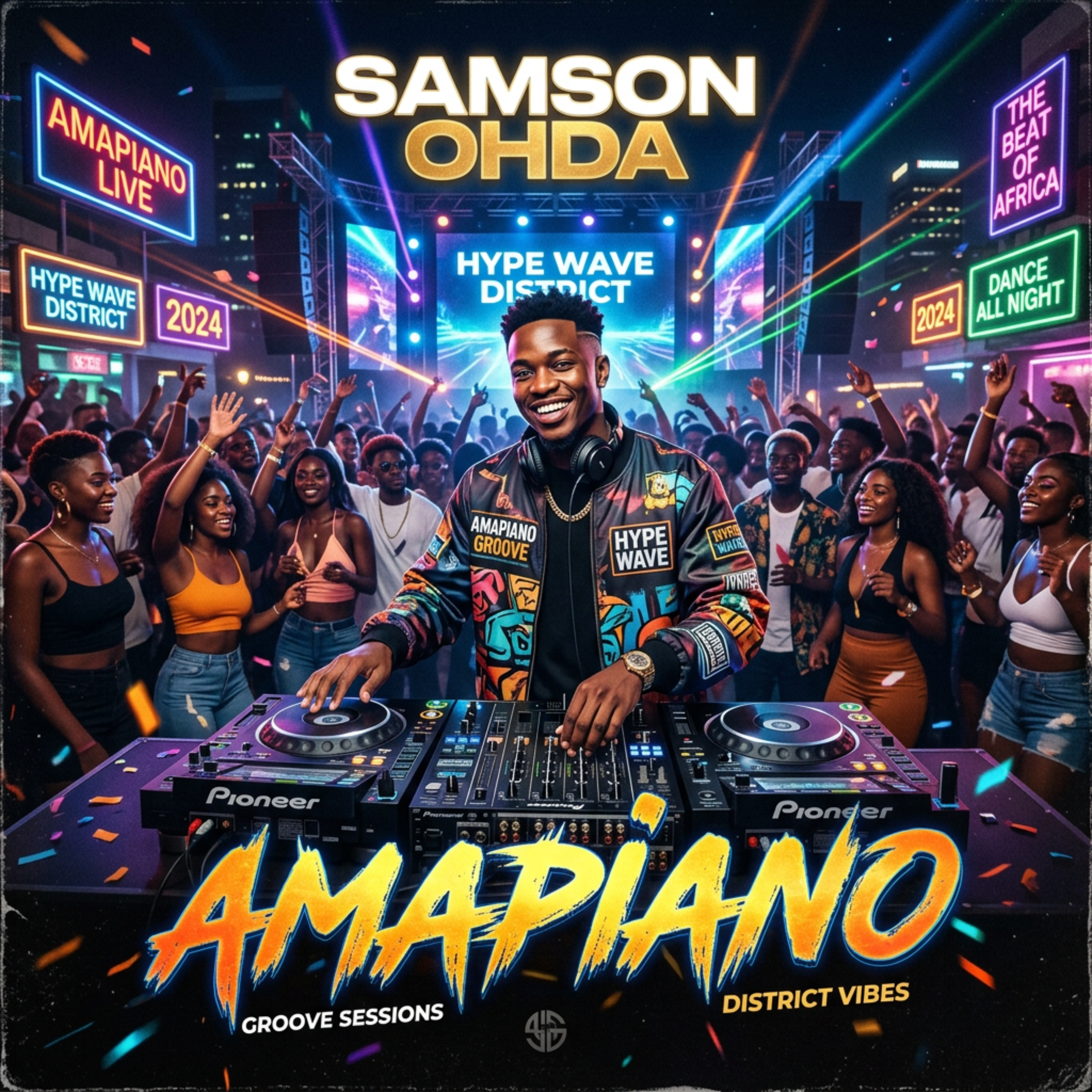 Hype Wave District by Samson Ohda  cover art