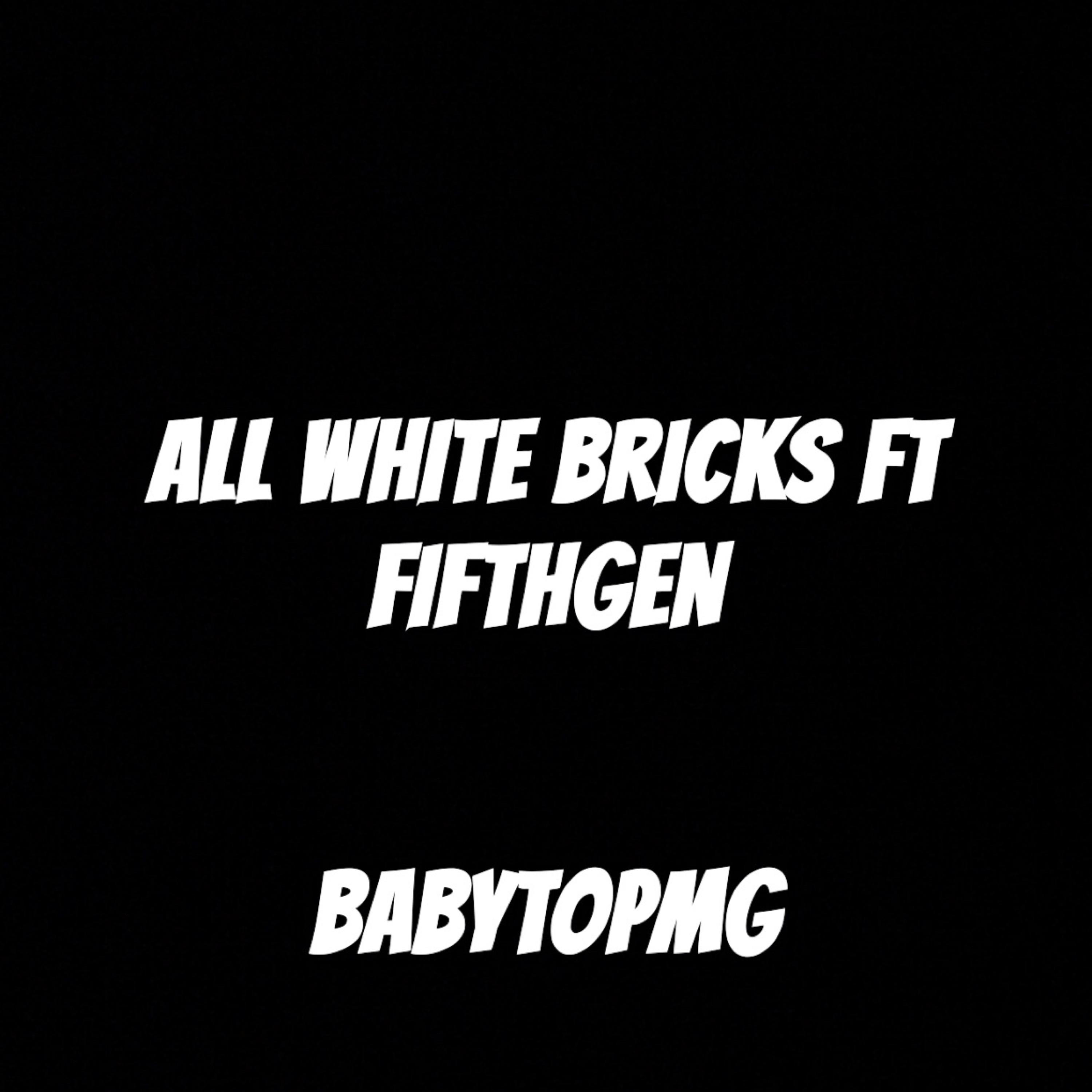 All white bricks artwork