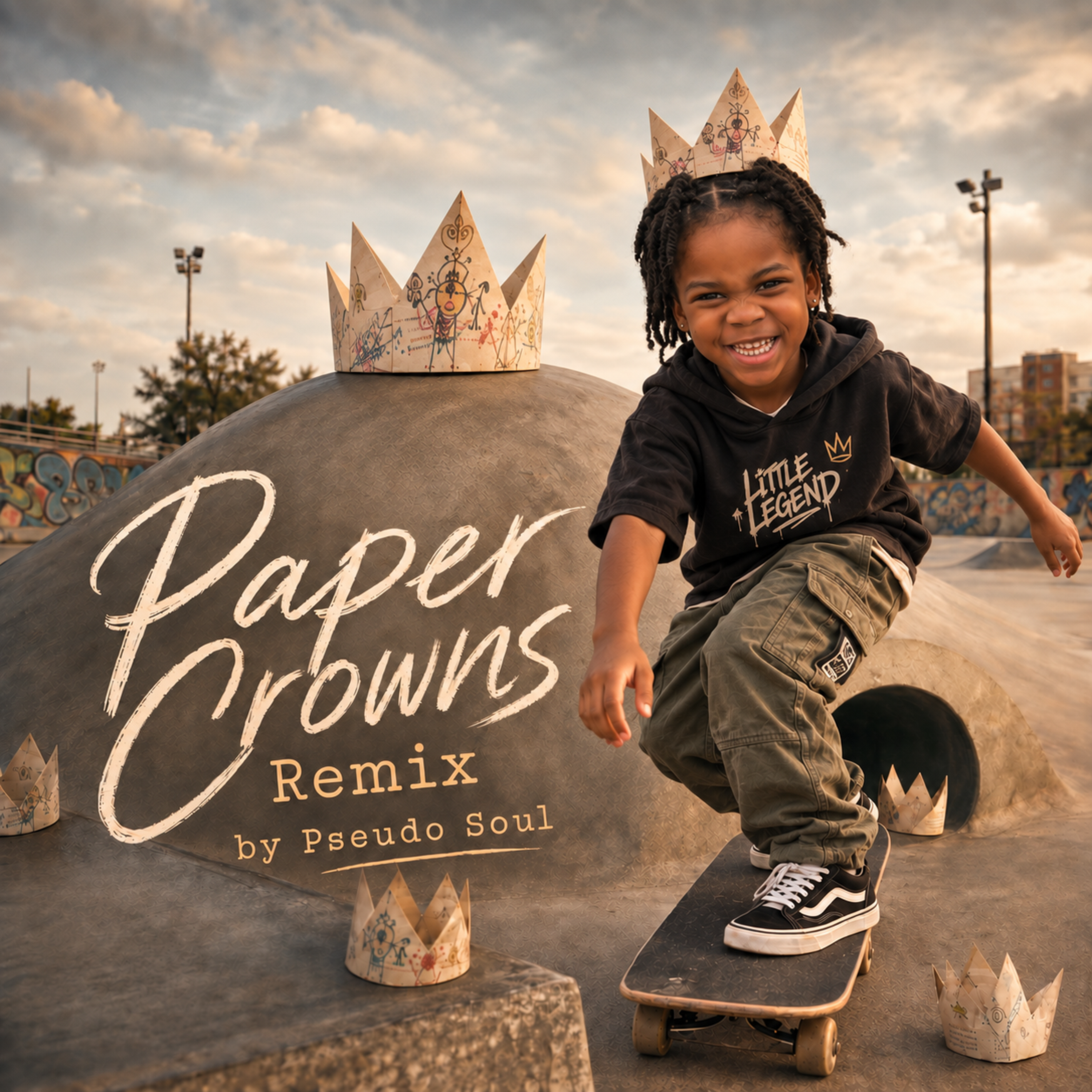 Paper Crowns (Remix) by Pseudo Soul cover art