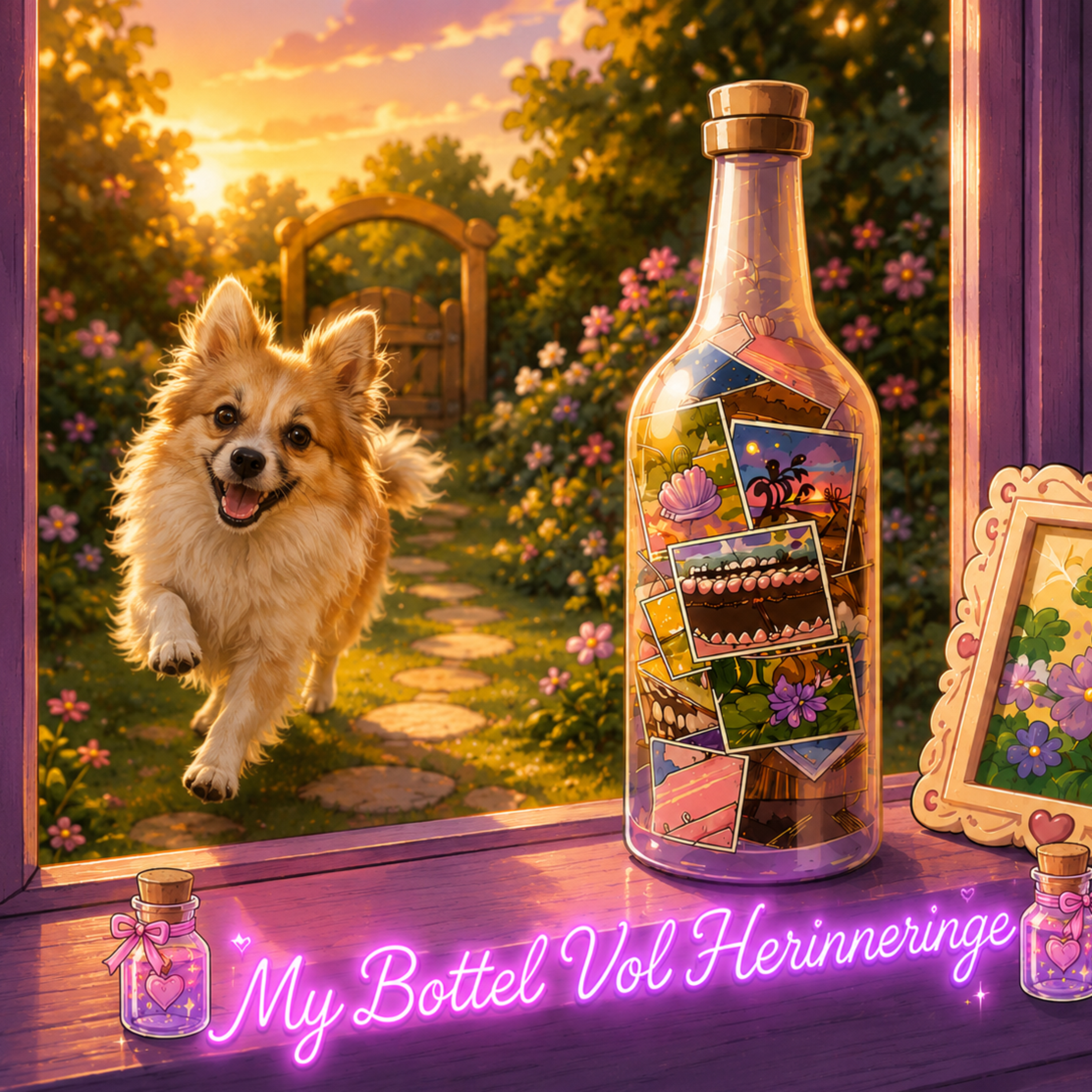 My Bottel Vol Herinneringe by glow flower cover art