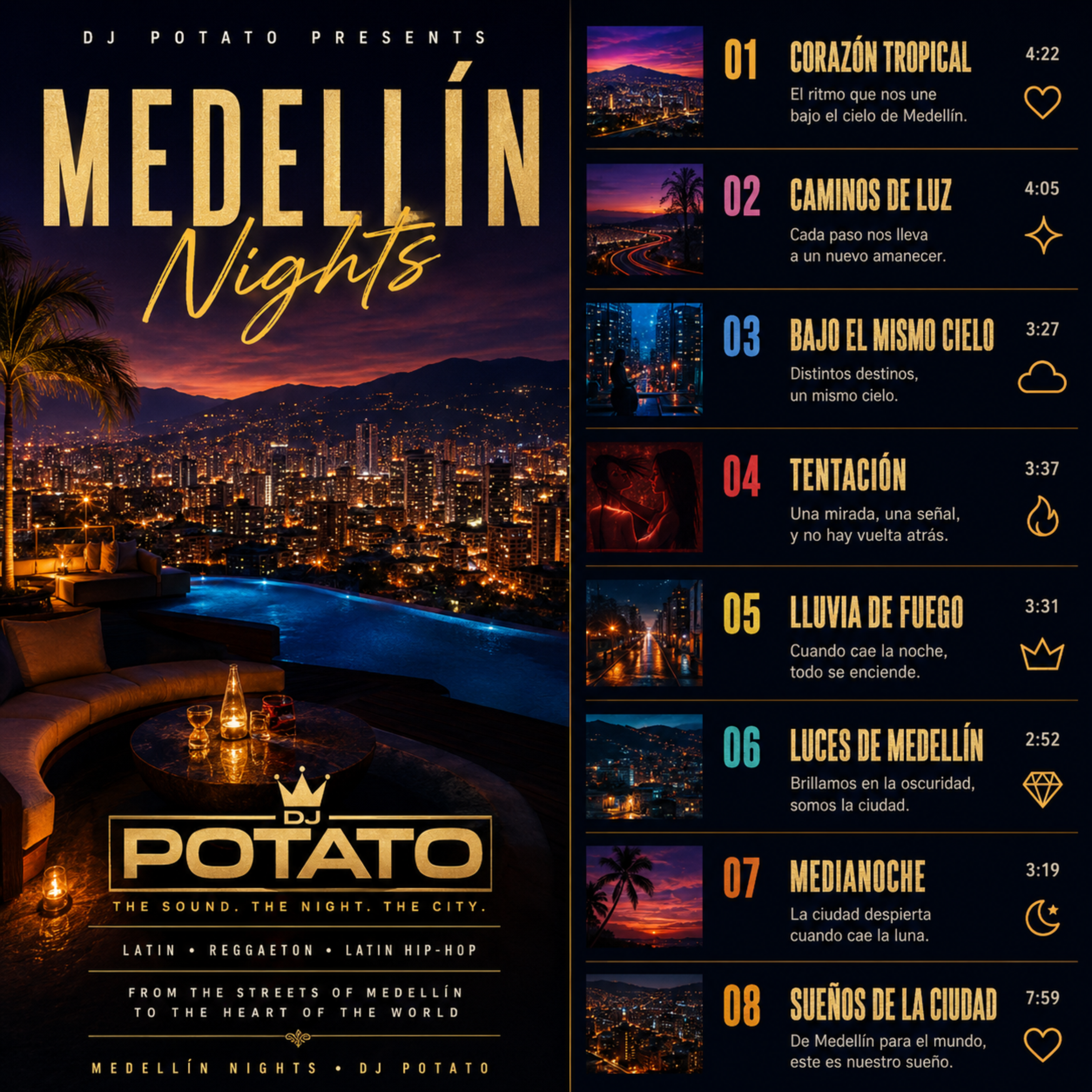 Medellín Nights by Dj Potato cover art
