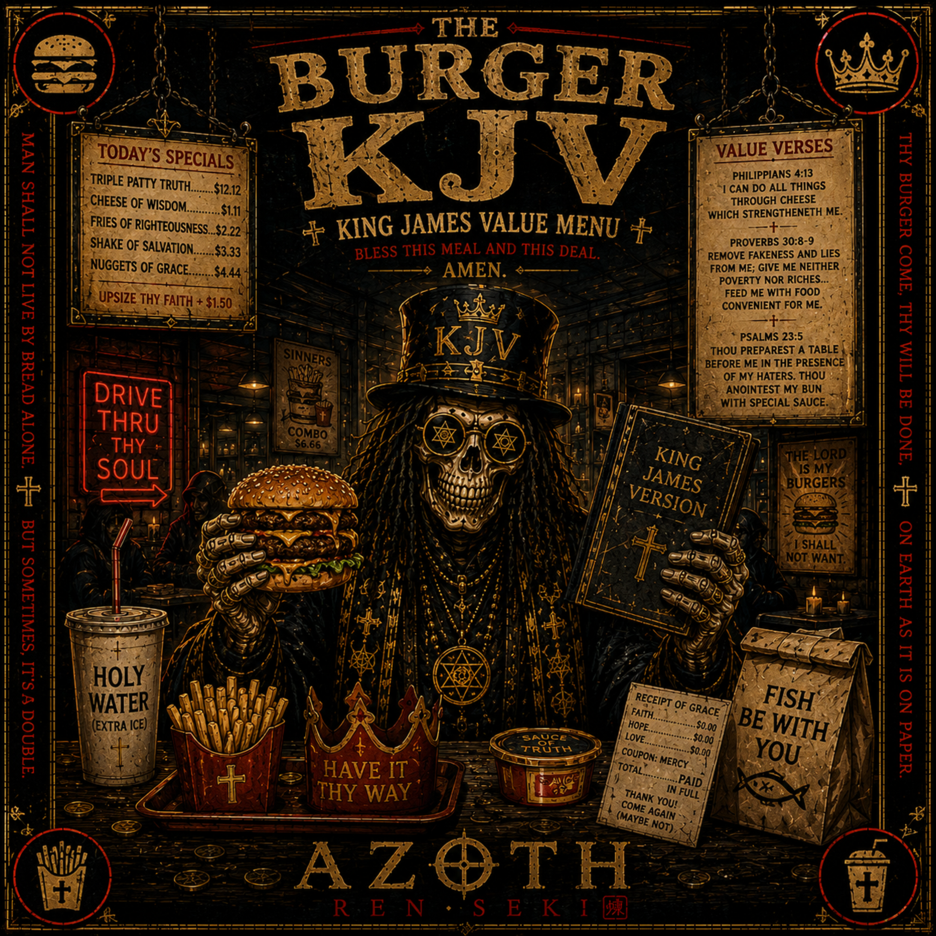 The Burger KJV by Azoth cover art