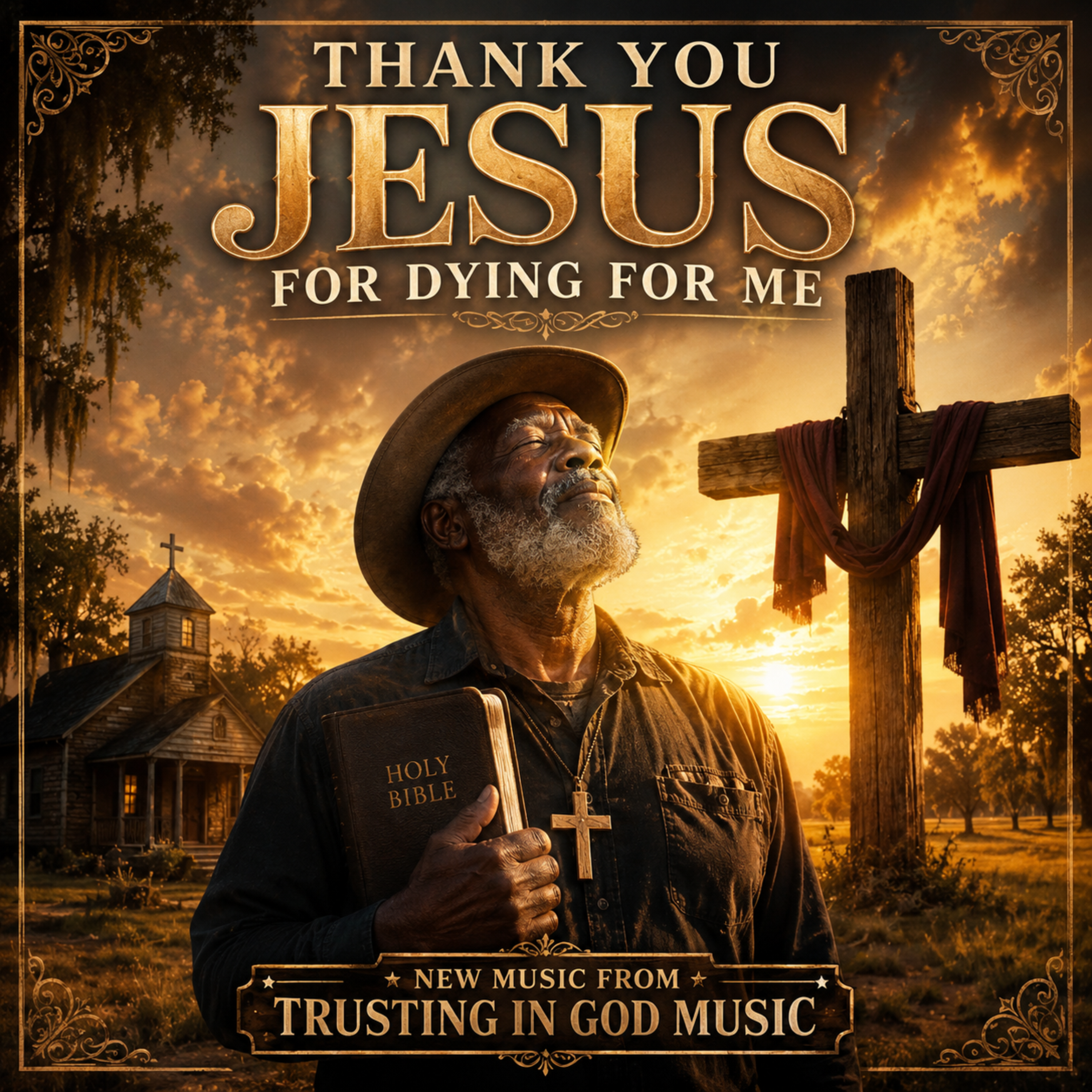 Thank You Jesus For Dying For Me by Trusting in God Music cover art