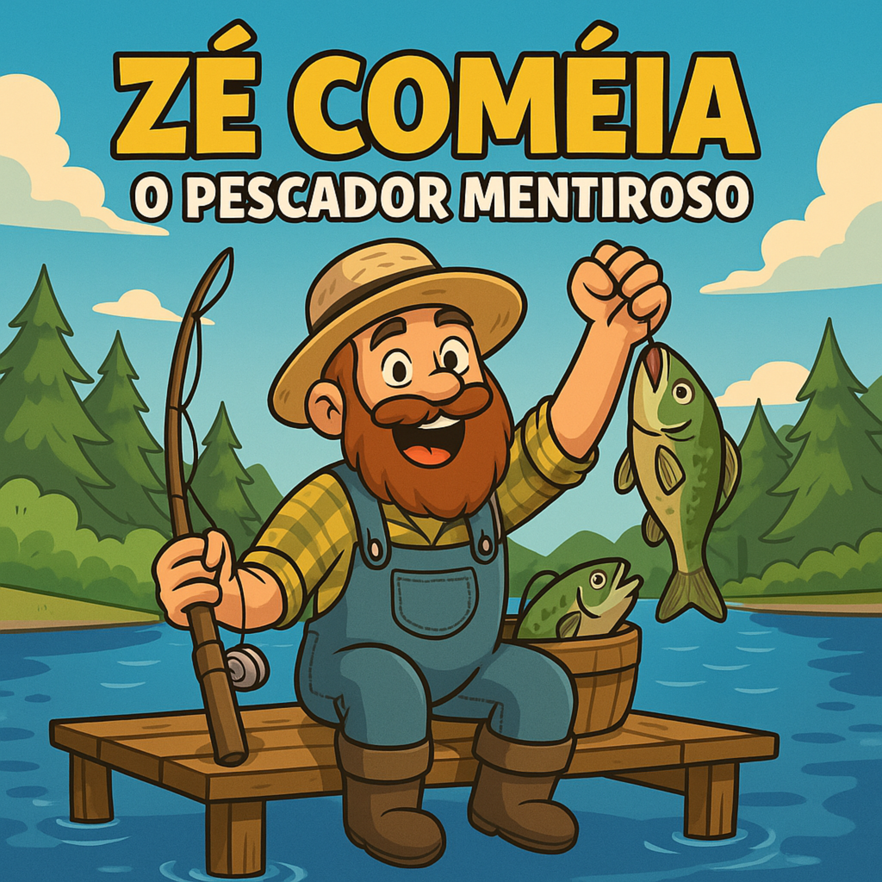 Zé coméia o pescador mentiroso artwork