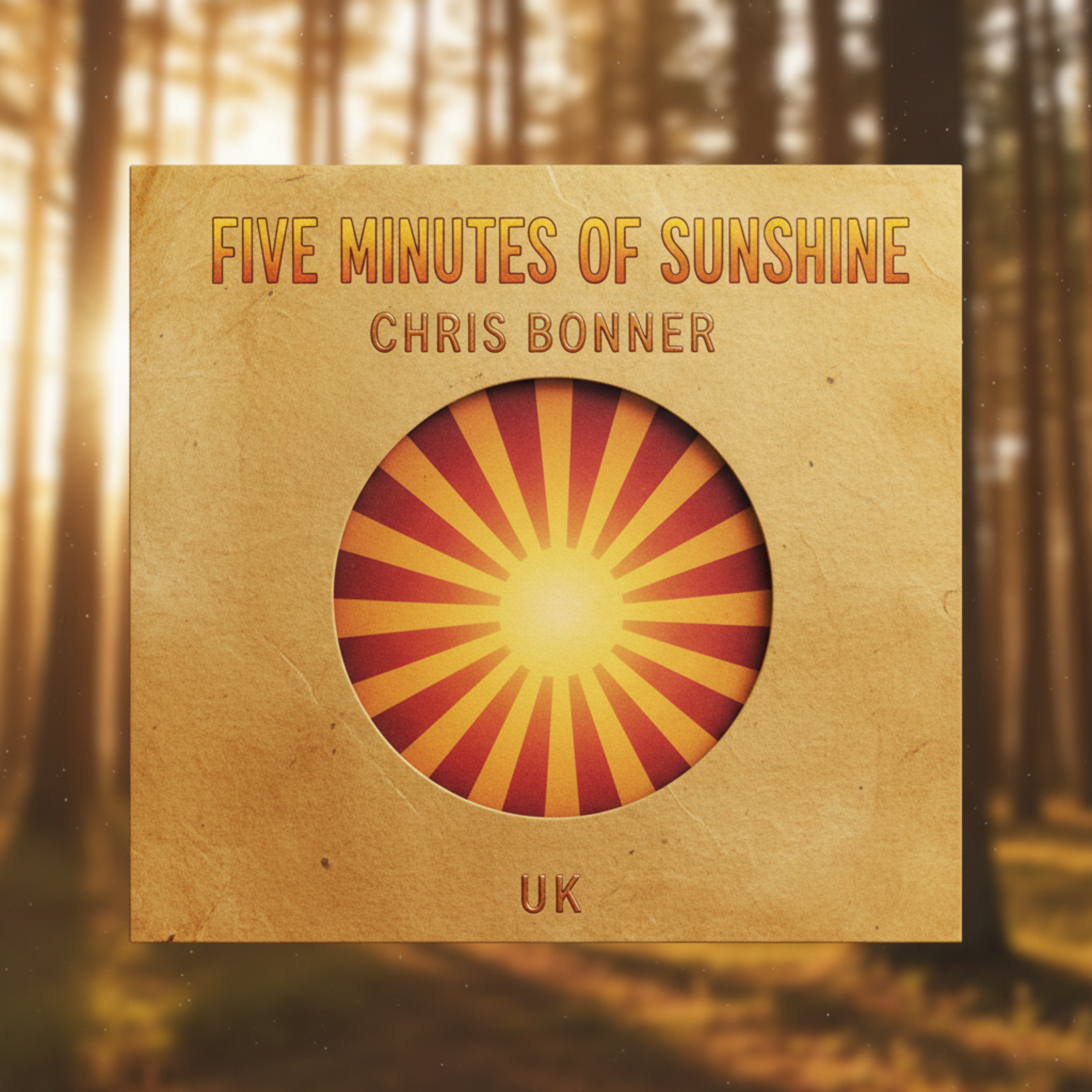 Five Minutes of Sunshine by Chris Bonner UK cover art