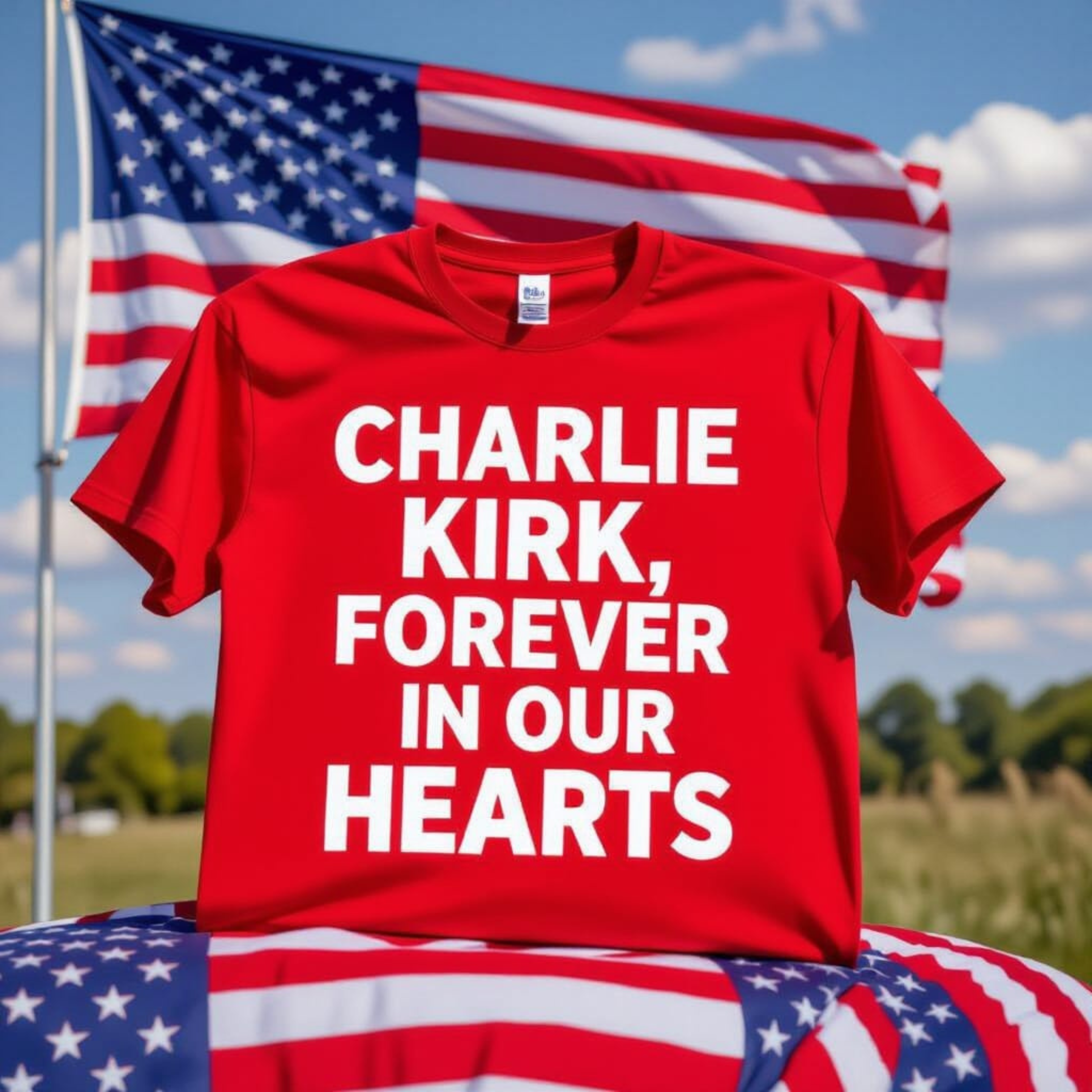Charlie Kirk  Forever In Our Heats artwork