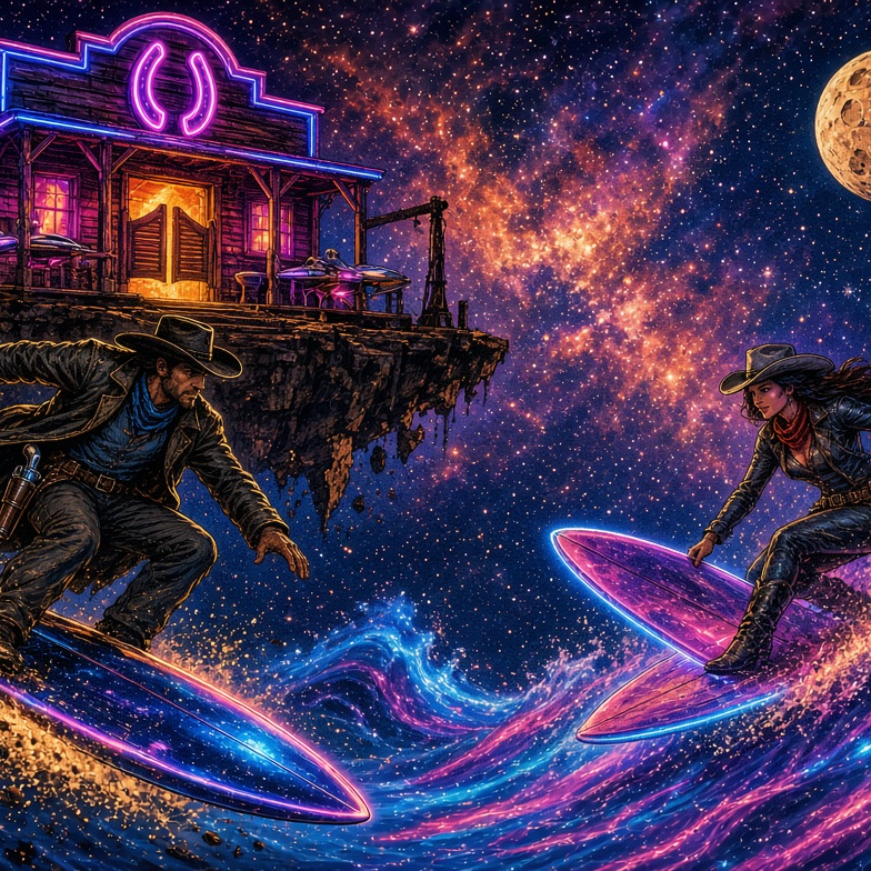 The Milky Way Saloon by CosmicBeyond cover art