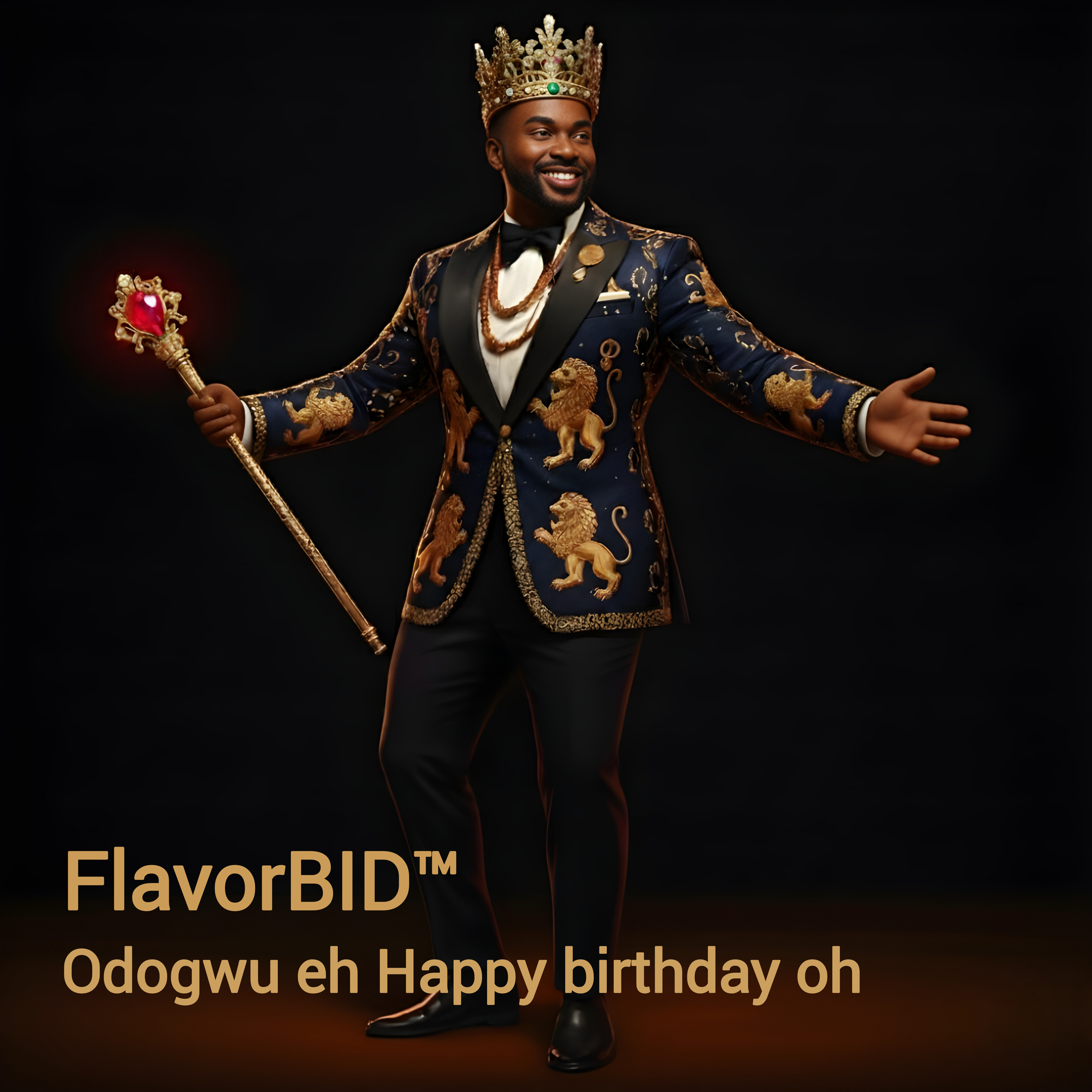 Odogwu eh Happy birthday oh artwork