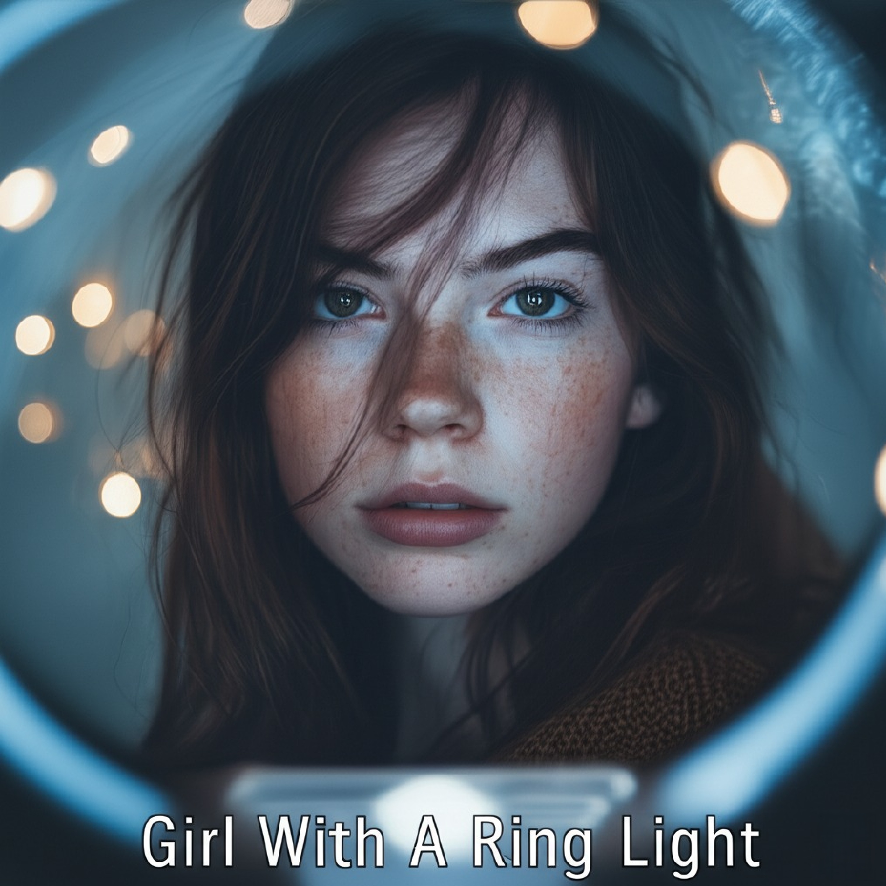 Girl With A Ring Light artwork