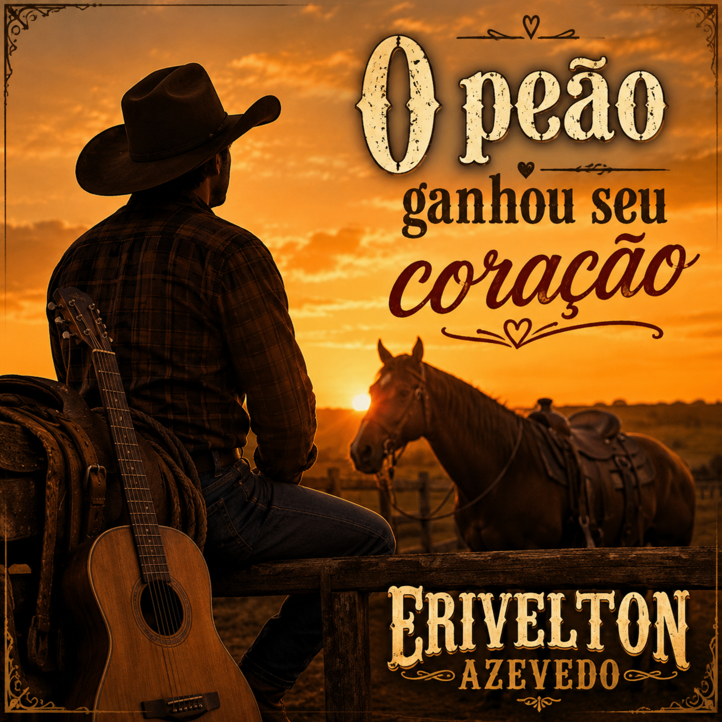 O peão ganhou seu coração by Erivelton Azevedo cover art
