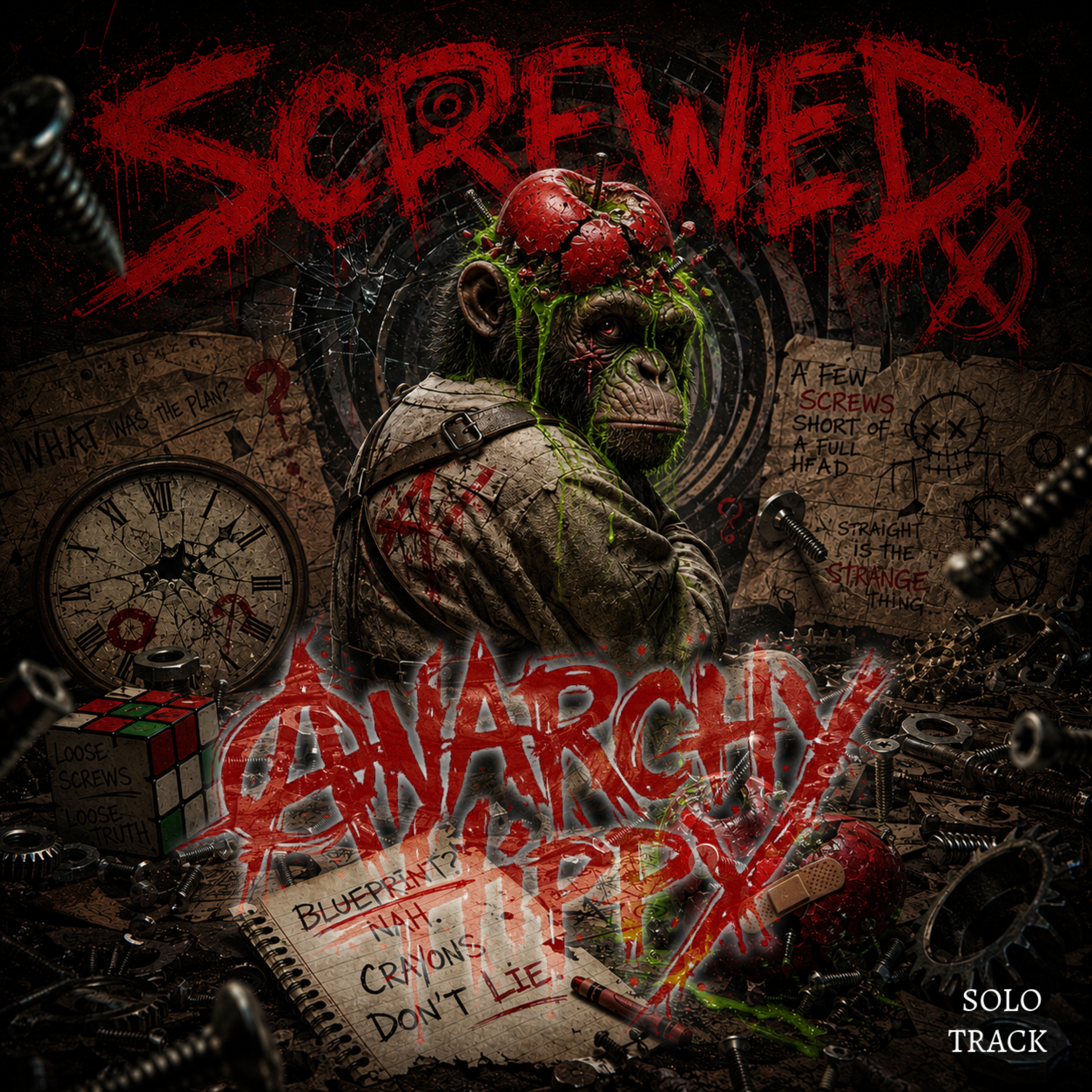 SCREWED by Anarchy Hippy cover art