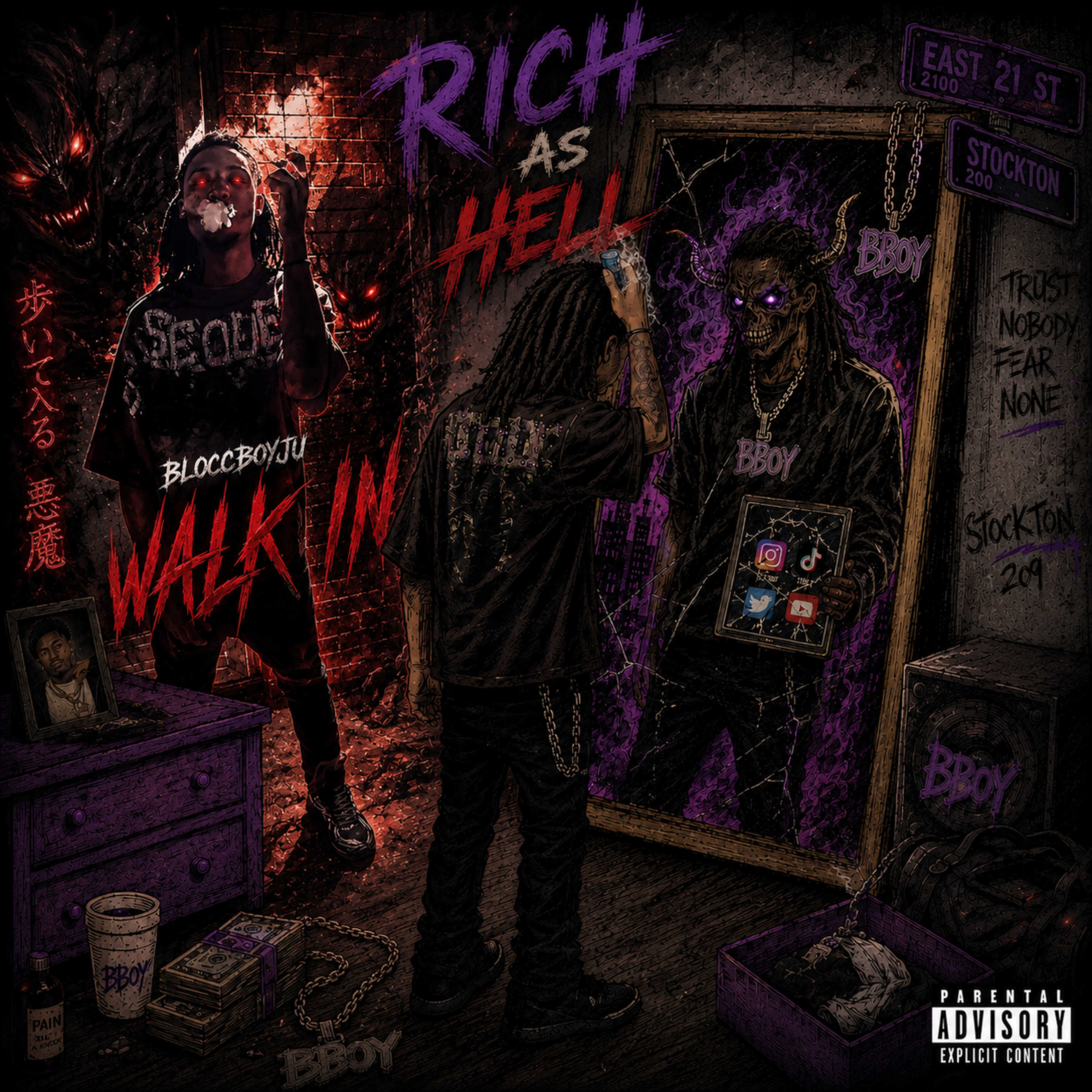 Rich As Hell by Bloccboyju cover art