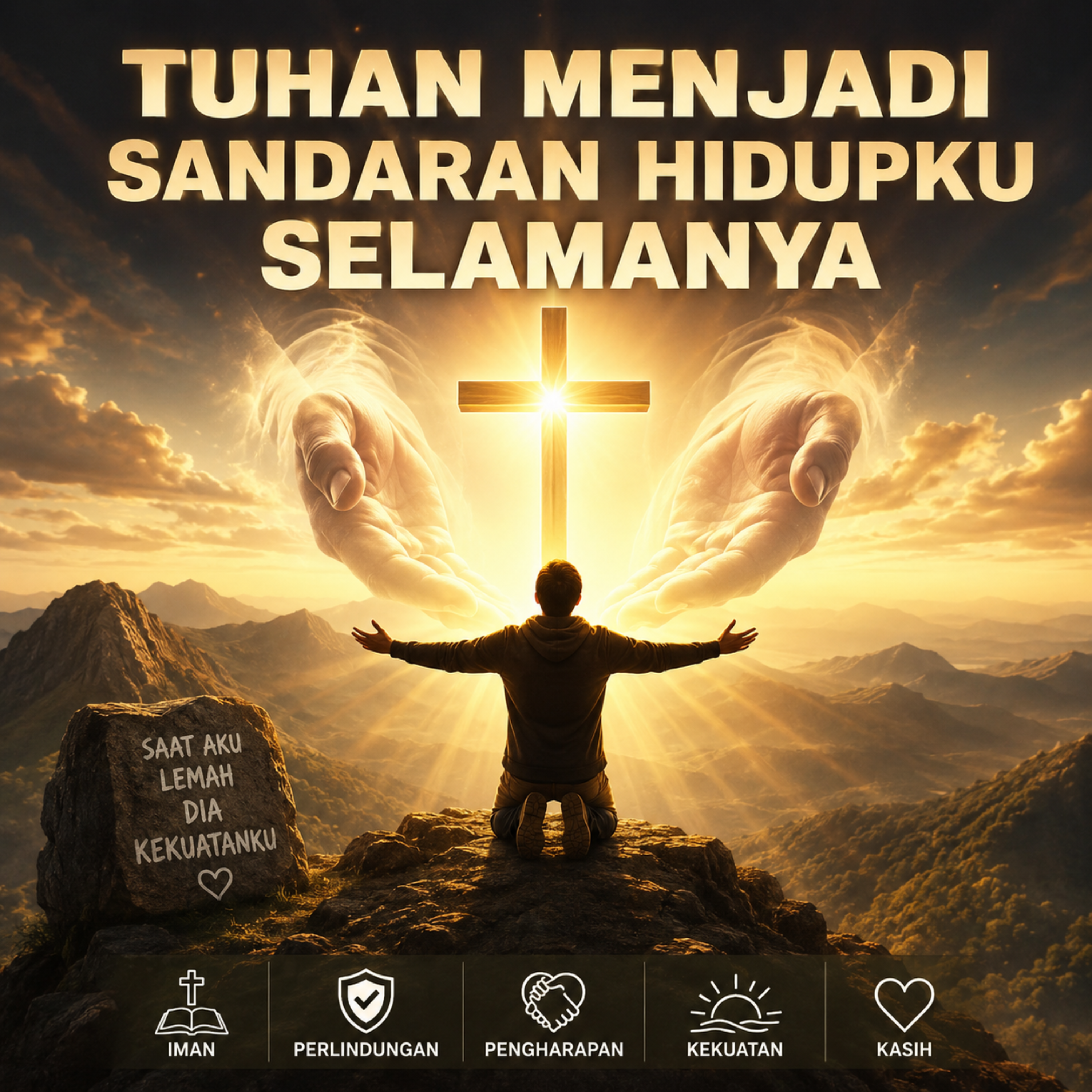 Tuhan Menjadi Sandaran Hidupku Selamanya by PUJI WORSHIP cover art