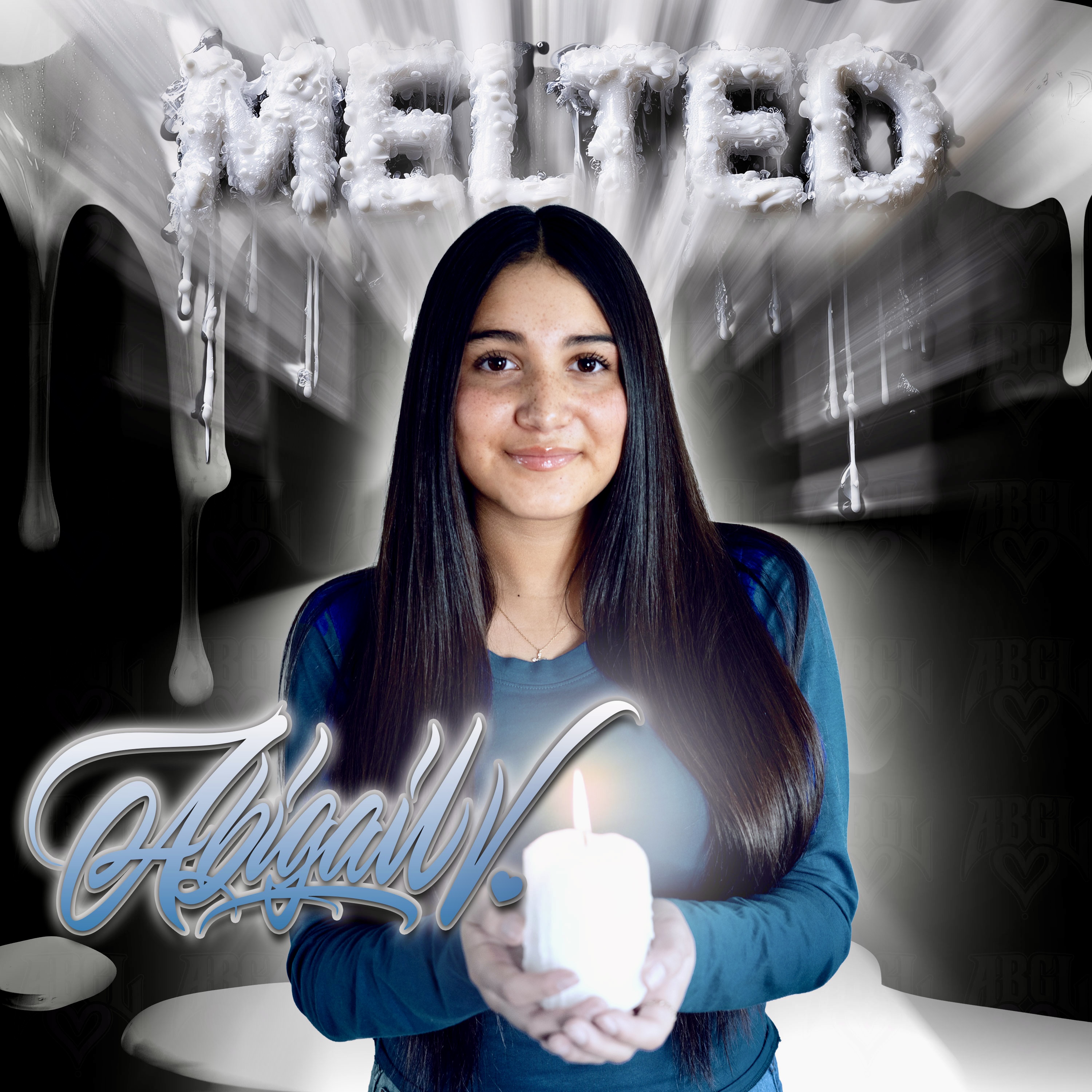 Melted artwork