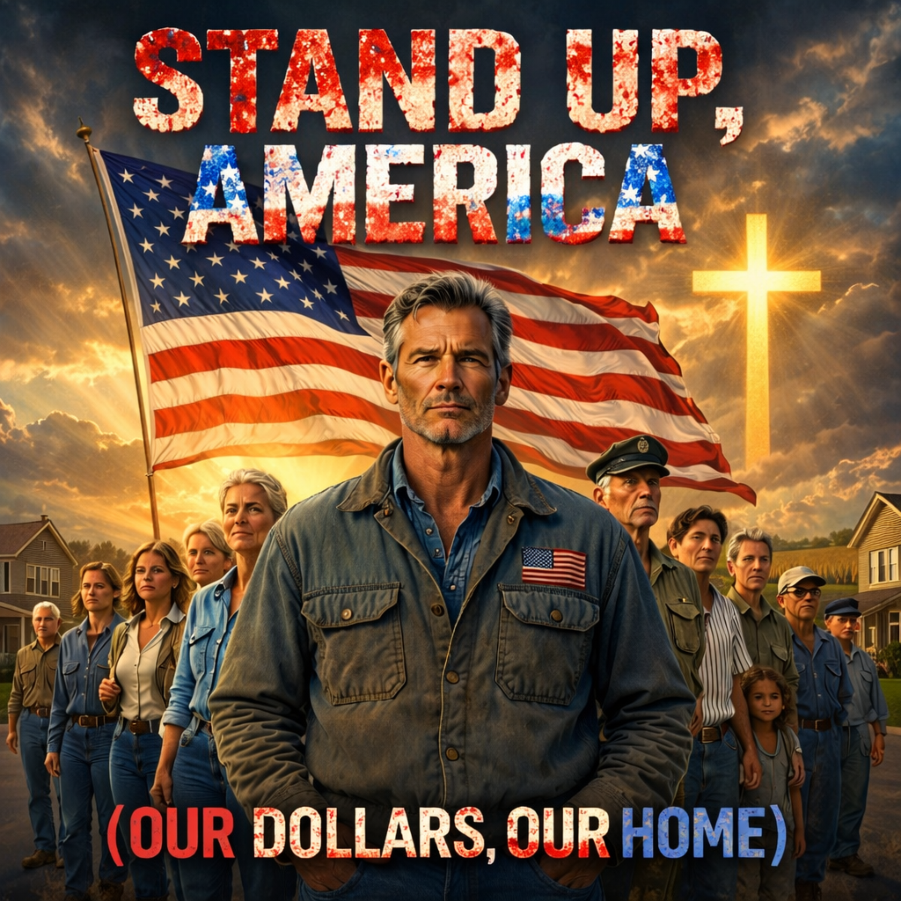 STAND UP, AMERICA (OUR DOLLARS, OUR HOME) by Tormented Soul cover art