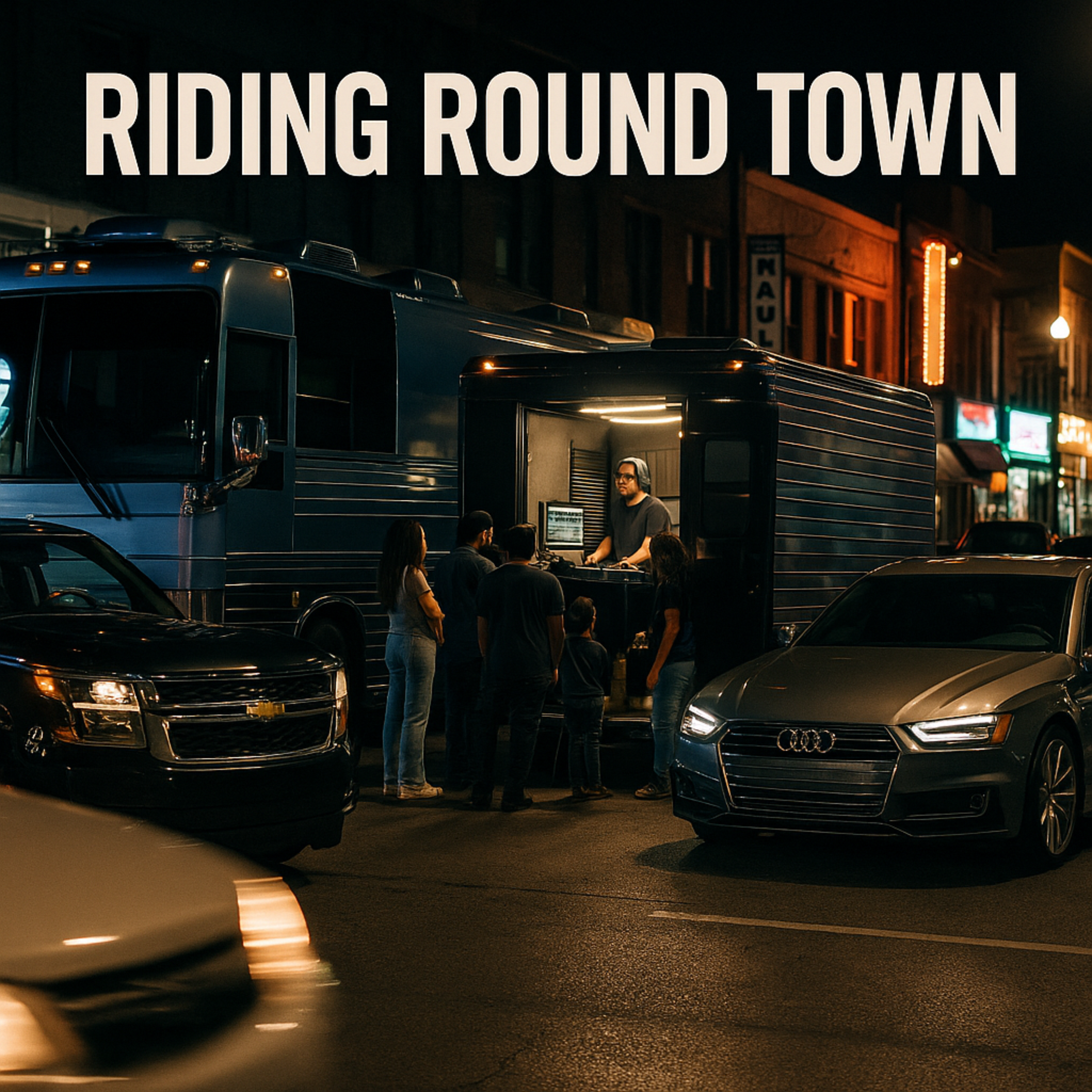 Riding Round Town artwork