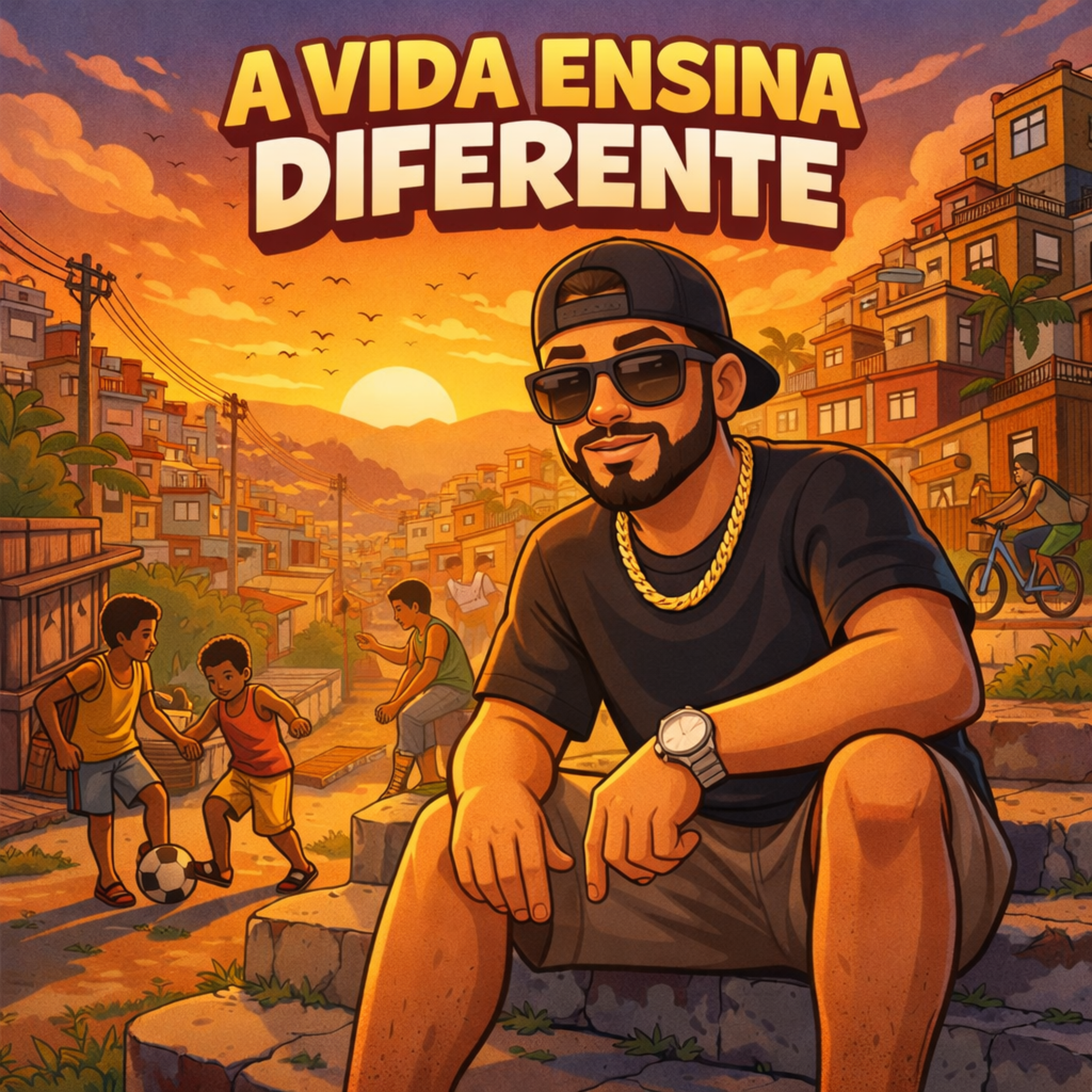 A vida ensina diferente artwork