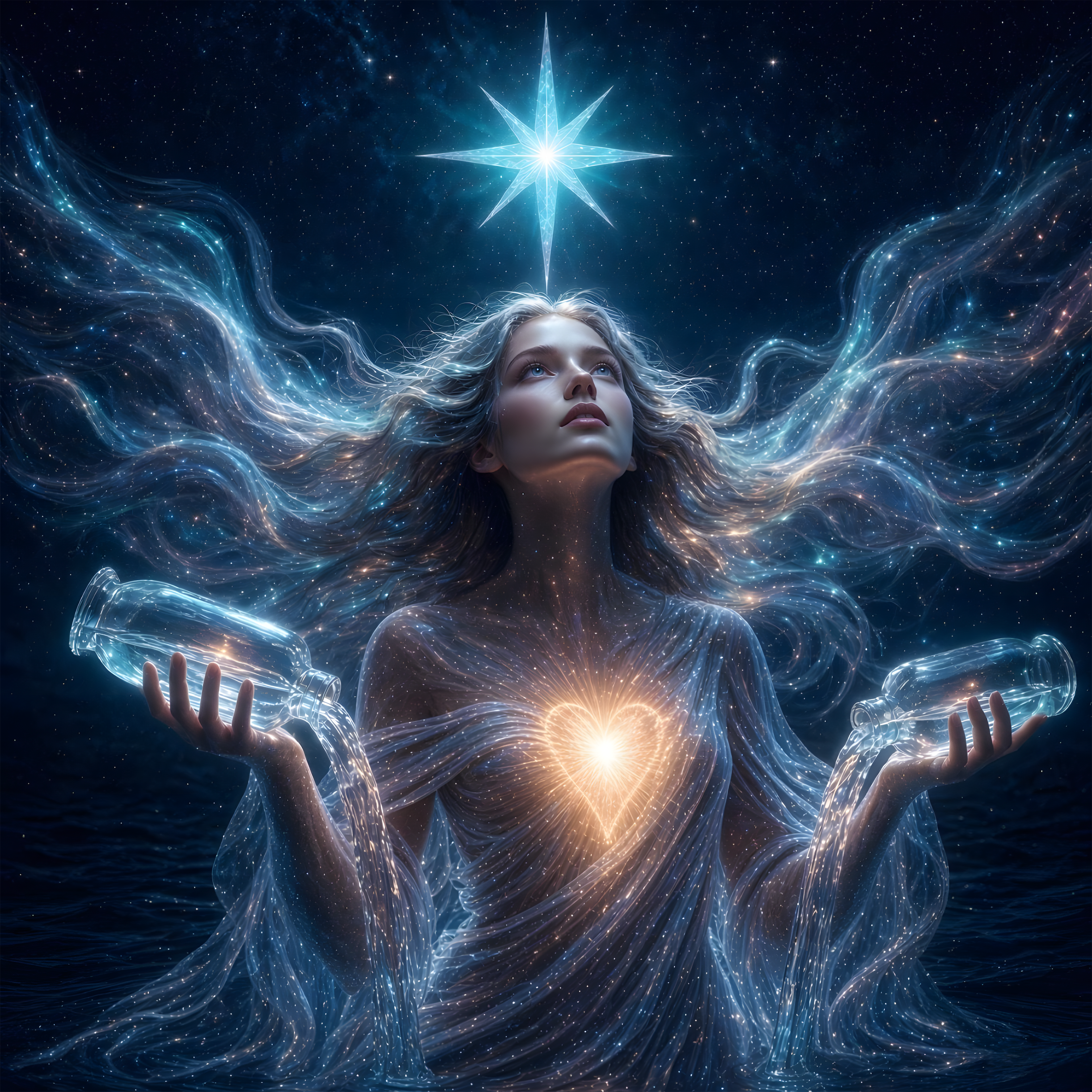 The Star — Blue Midnight Wish by CityFlower Pop cover art