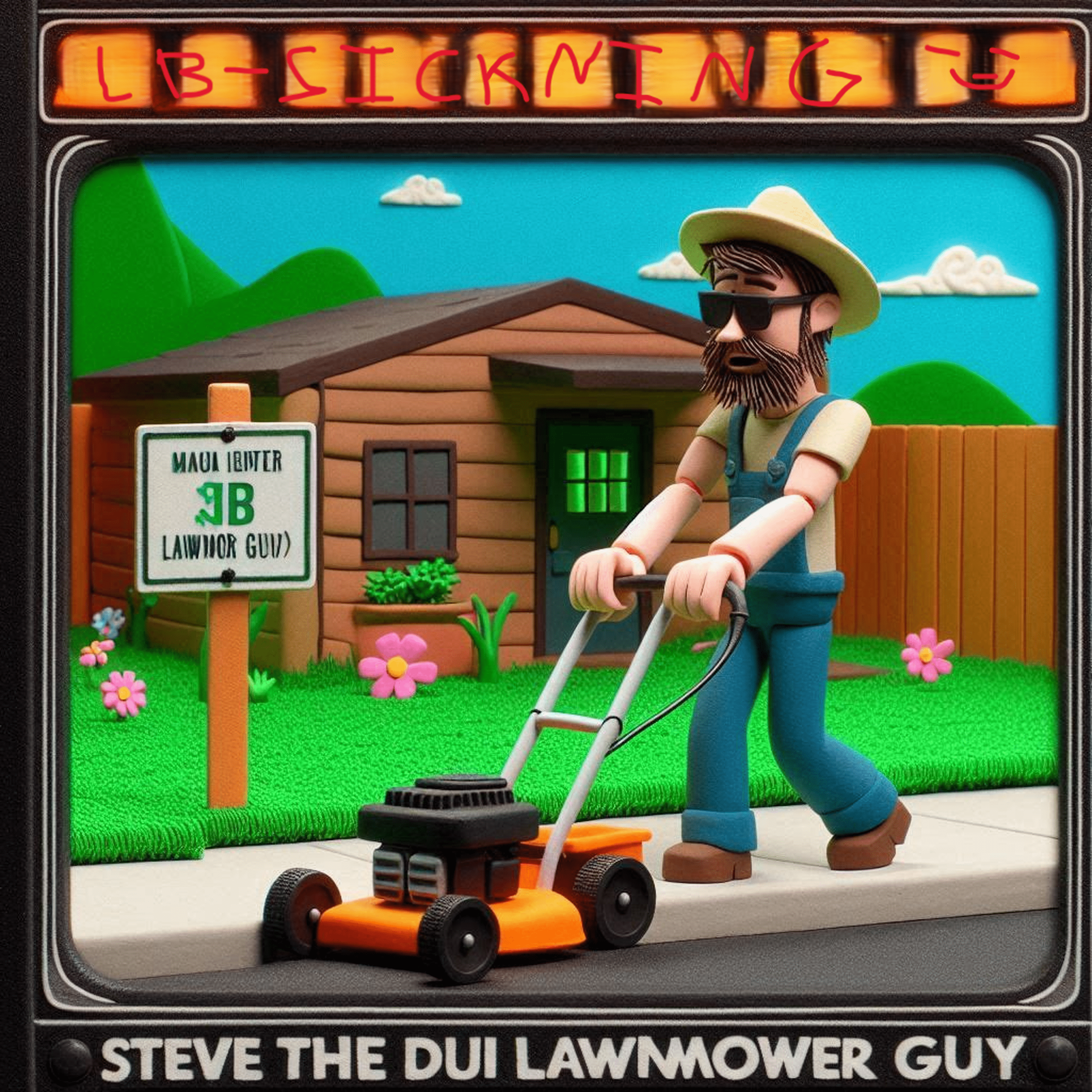Steve The Dui Lawnmower Guy artwork