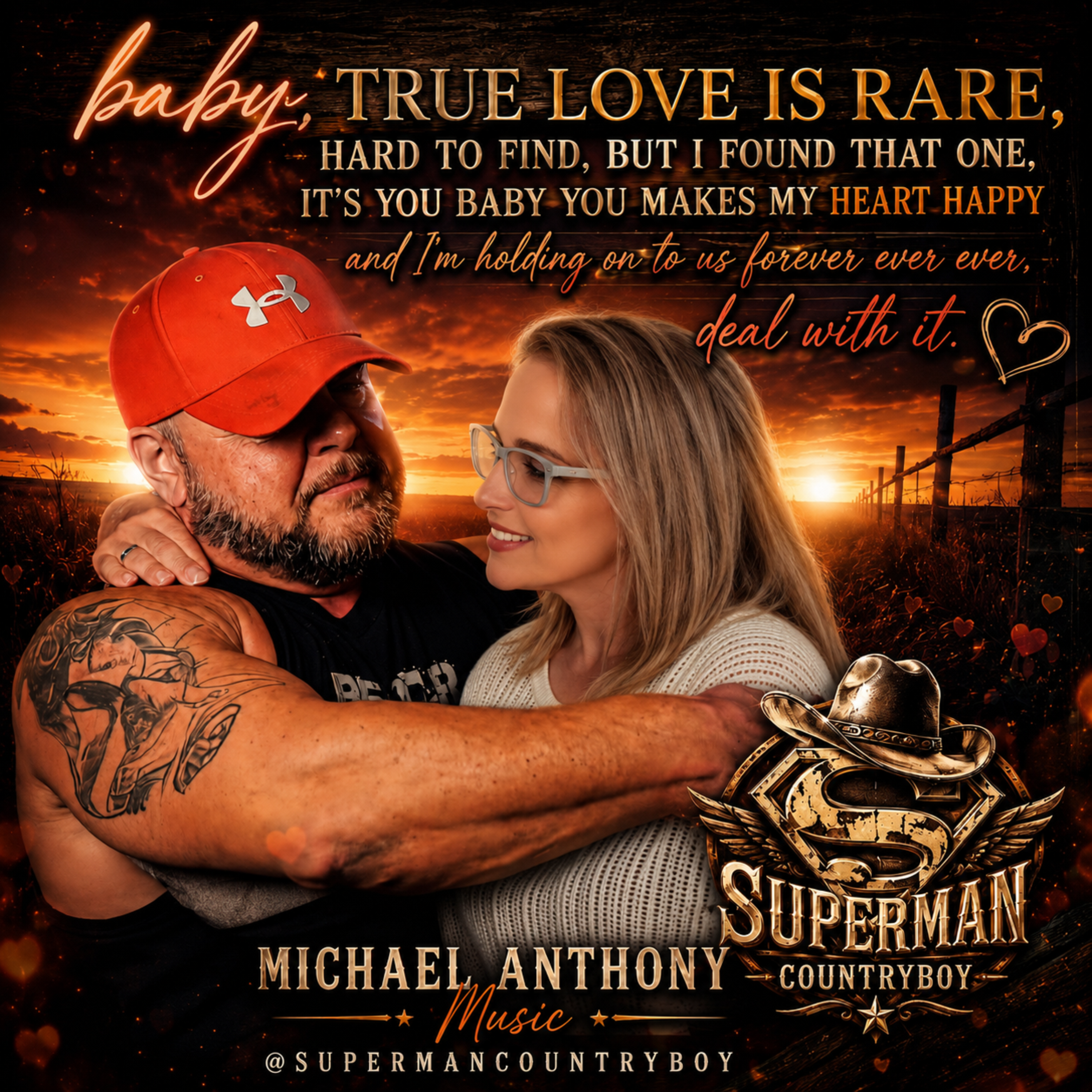 Baby, True Love Is Rare by Michael Anthony SupermanCountryboy cover art