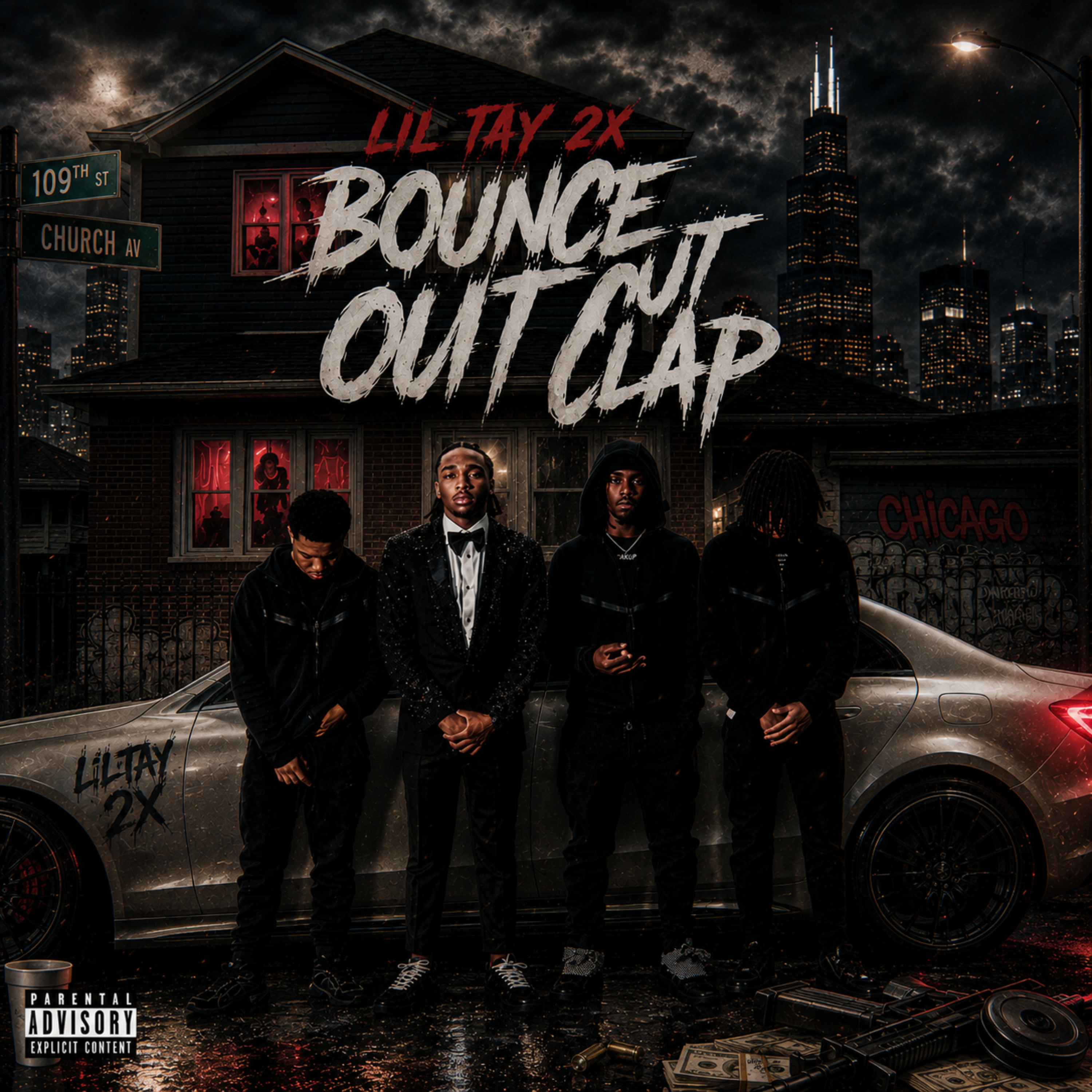 Bounce Out Clap by Lil Tay 2x cover art